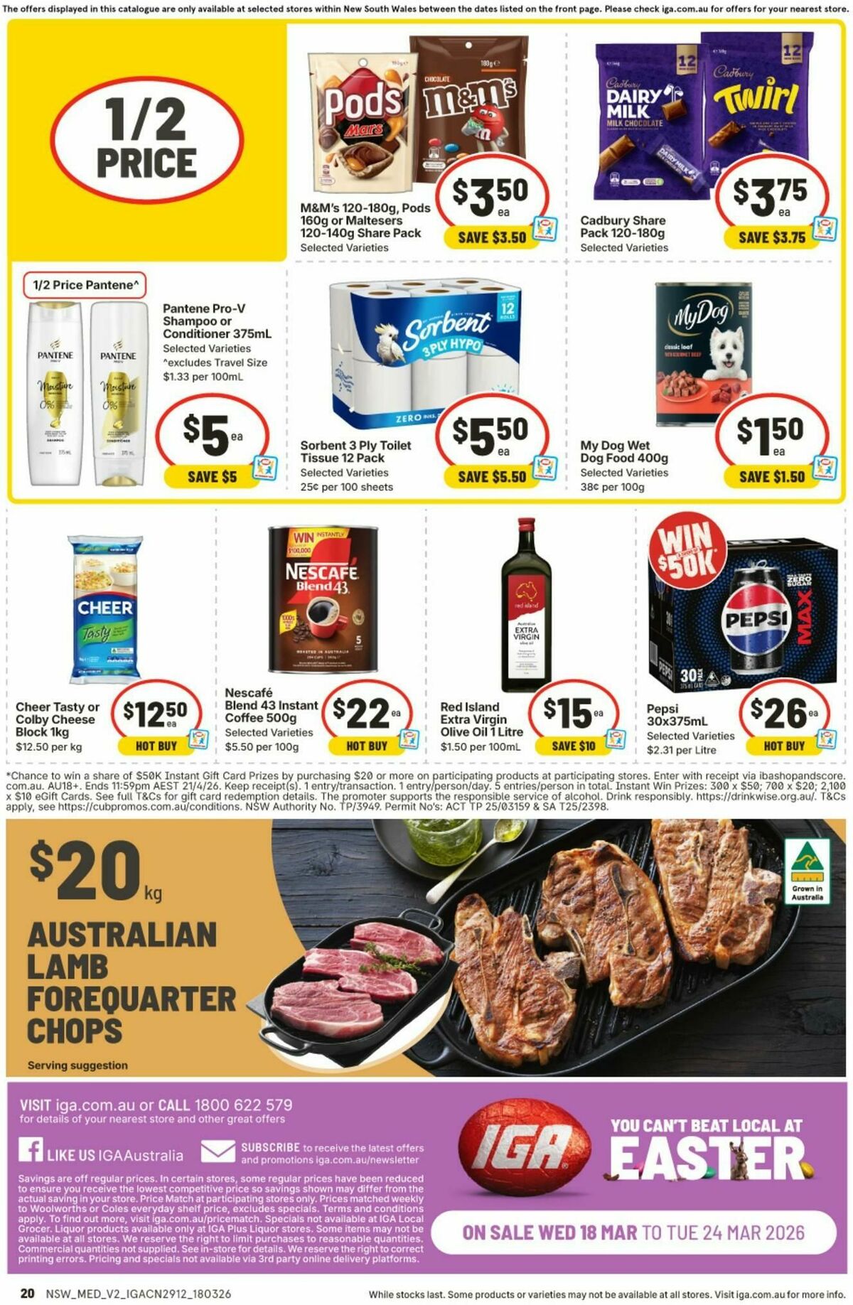 IGA Catalogues from 18 March