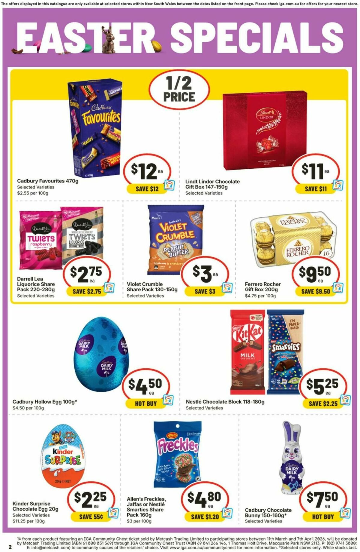 IGA Catalogues from 18 March