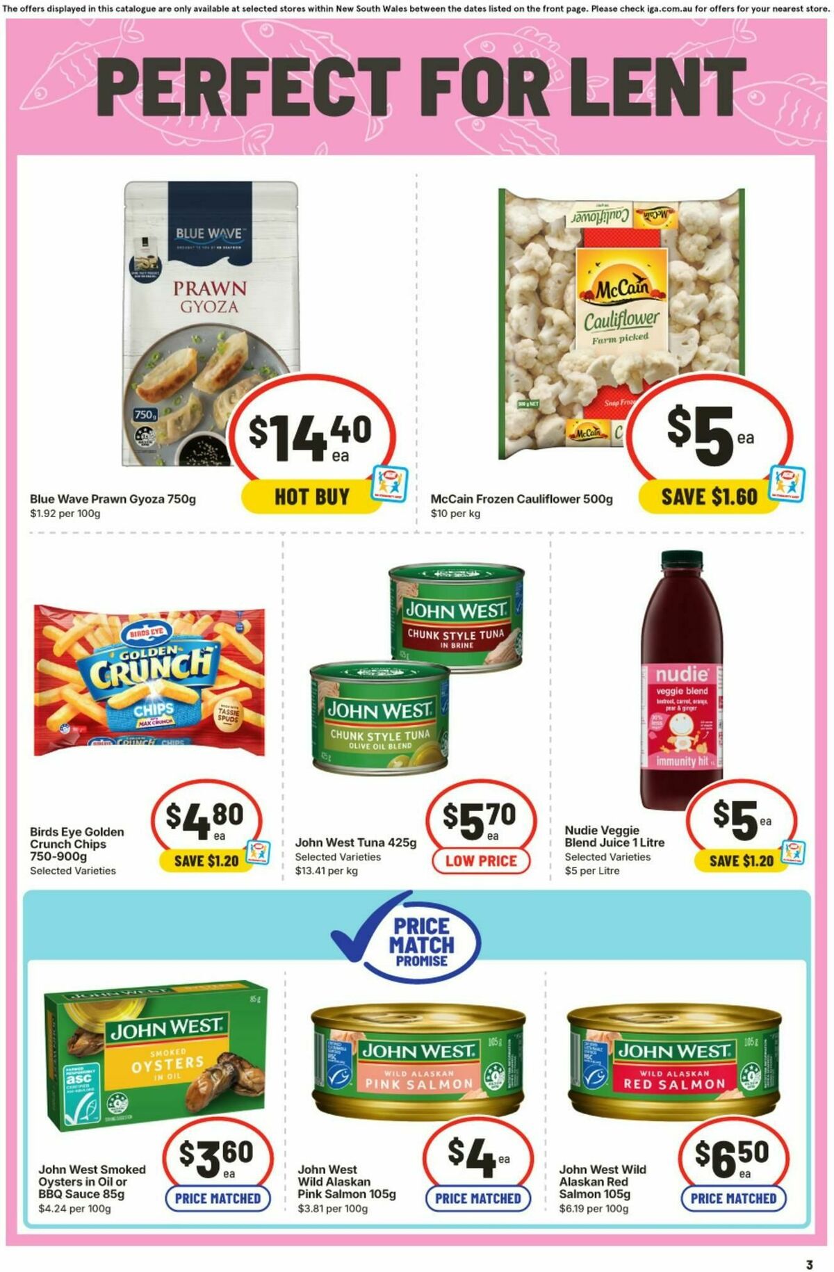 IGA Catalogues from 18 March