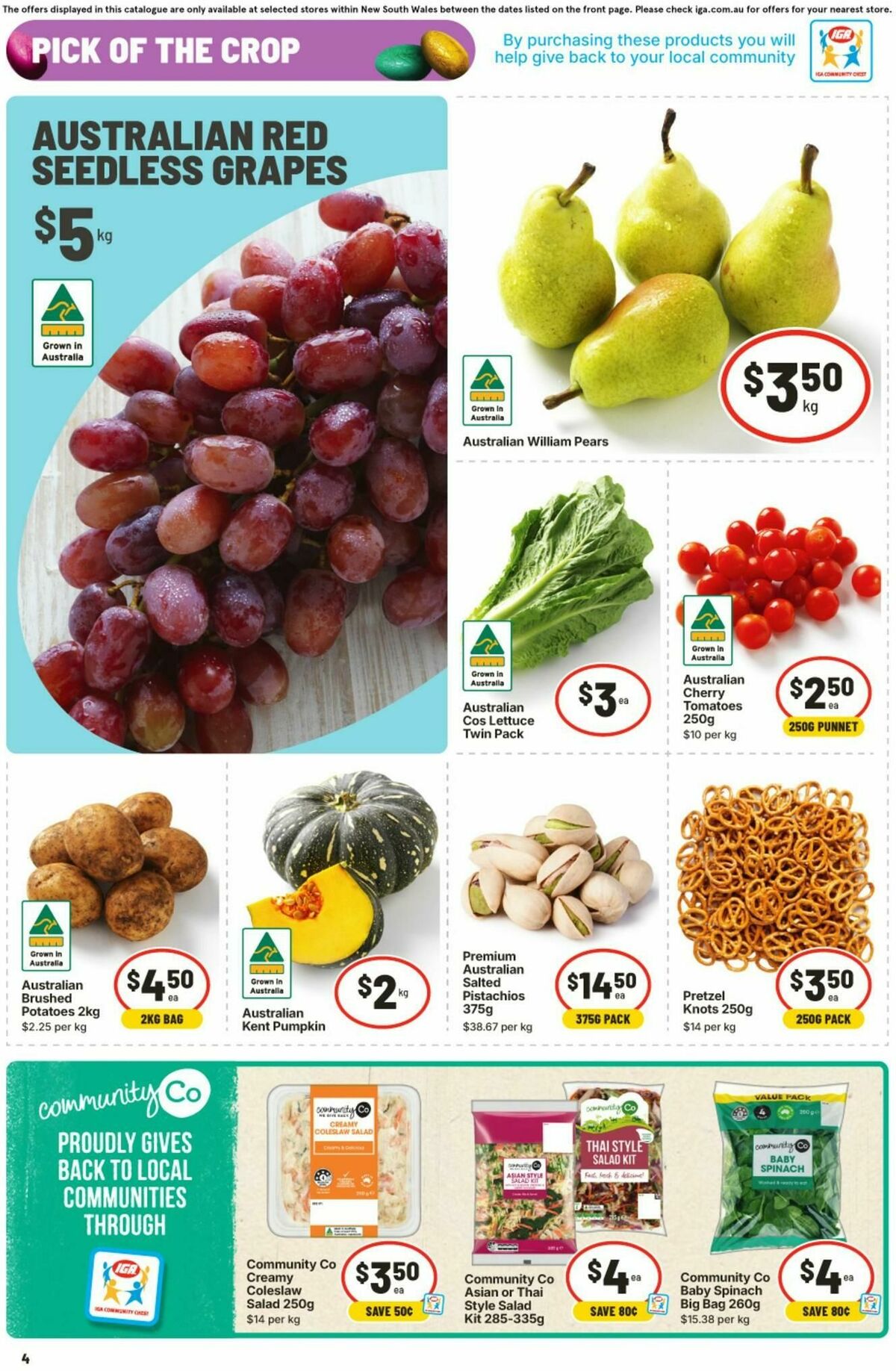 IGA Catalogues from 18 March