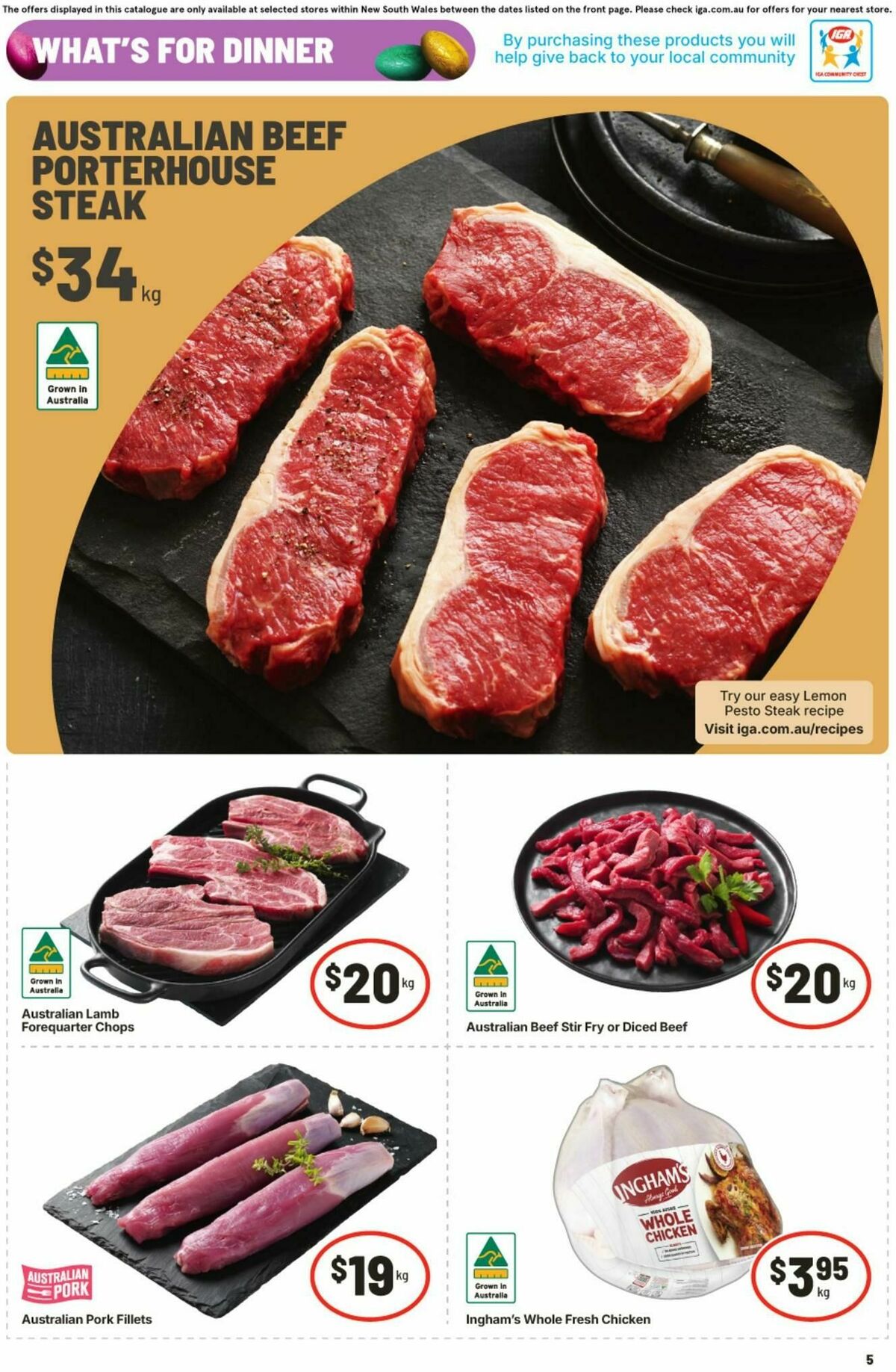 IGA Catalogues from 18 March