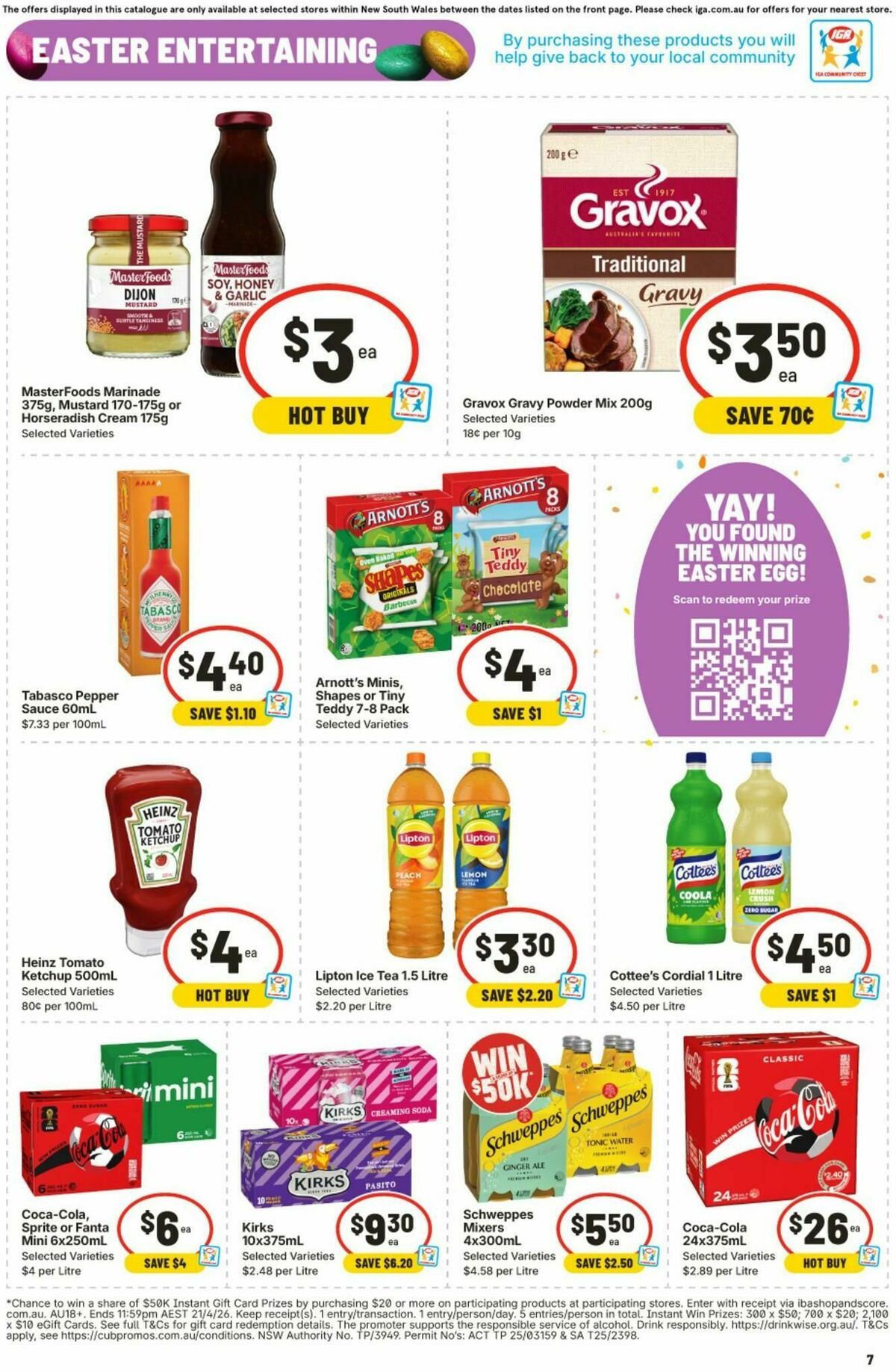 IGA Catalogues from 18 March