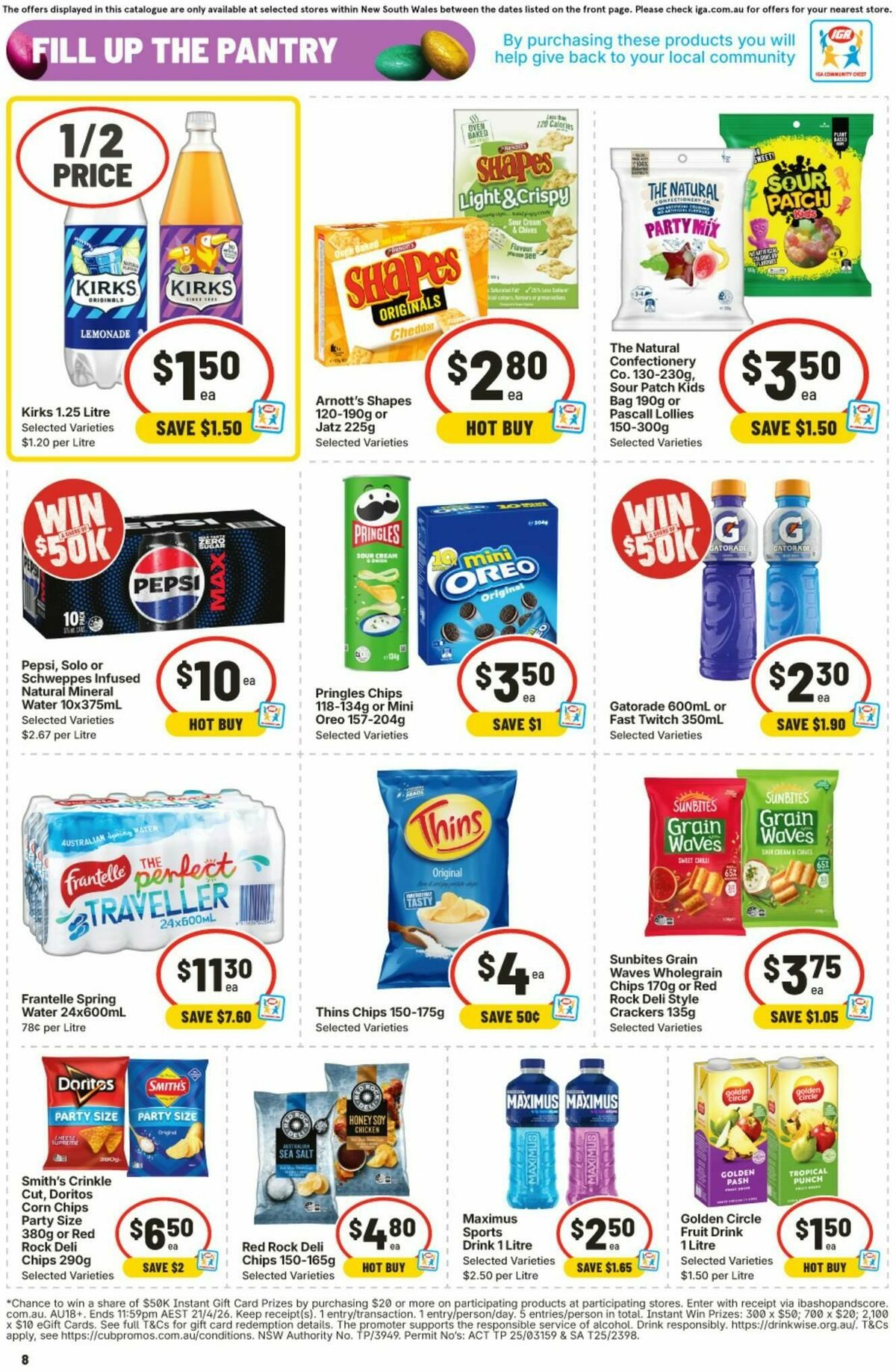 IGA Catalogues from 18 March