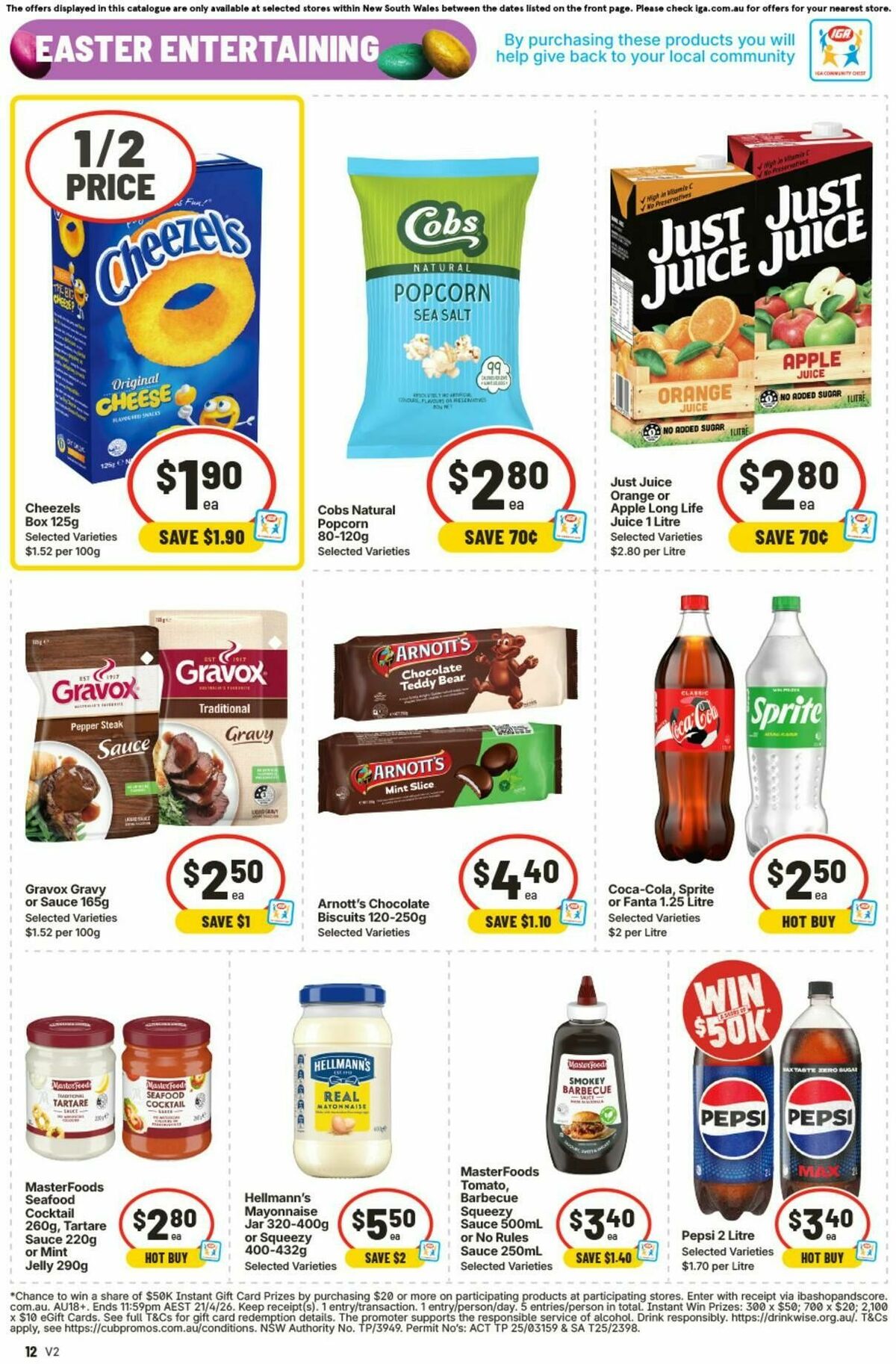 IGA Catalogues from 25 March