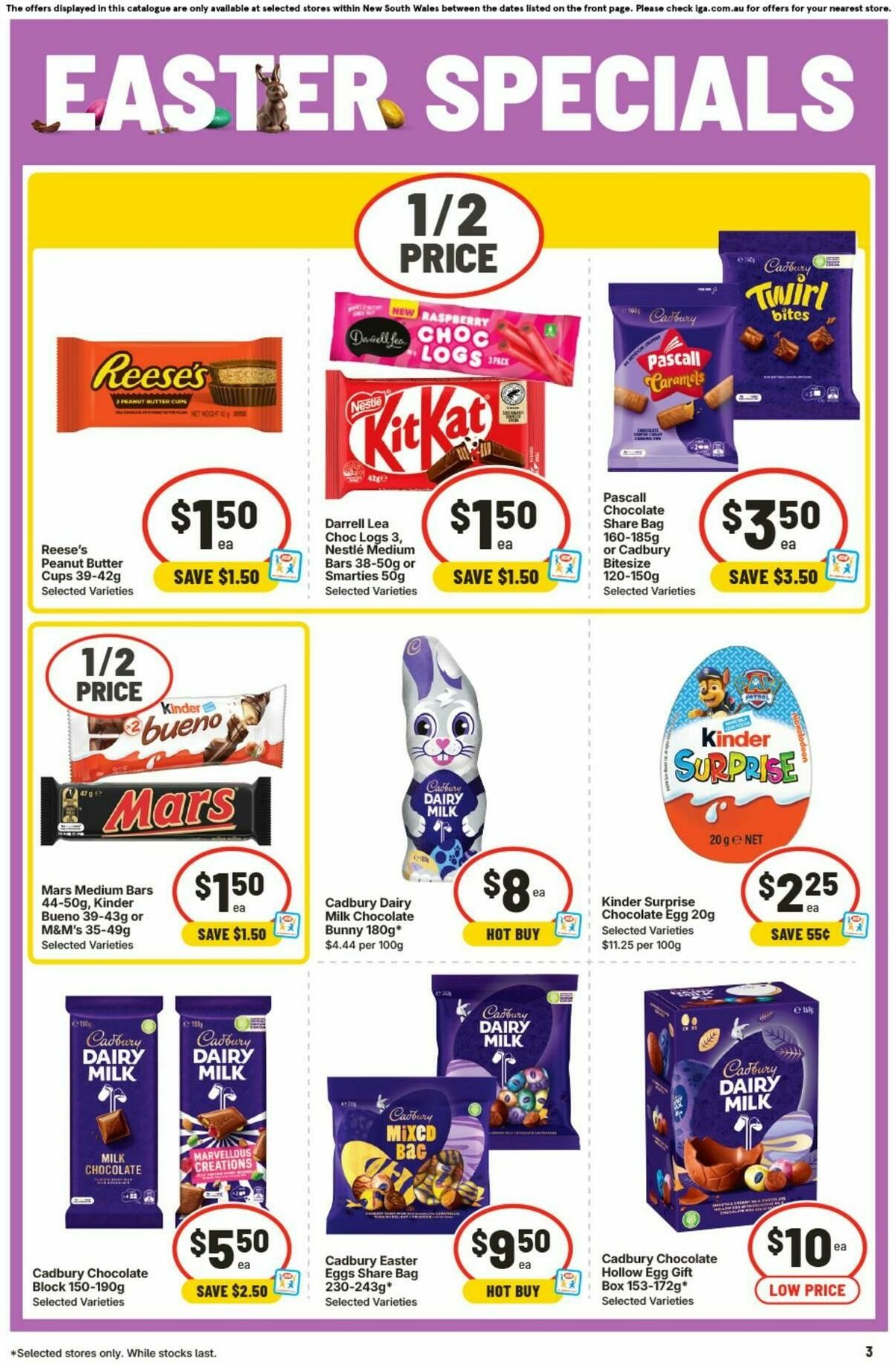 IGA Catalogues from 25 March