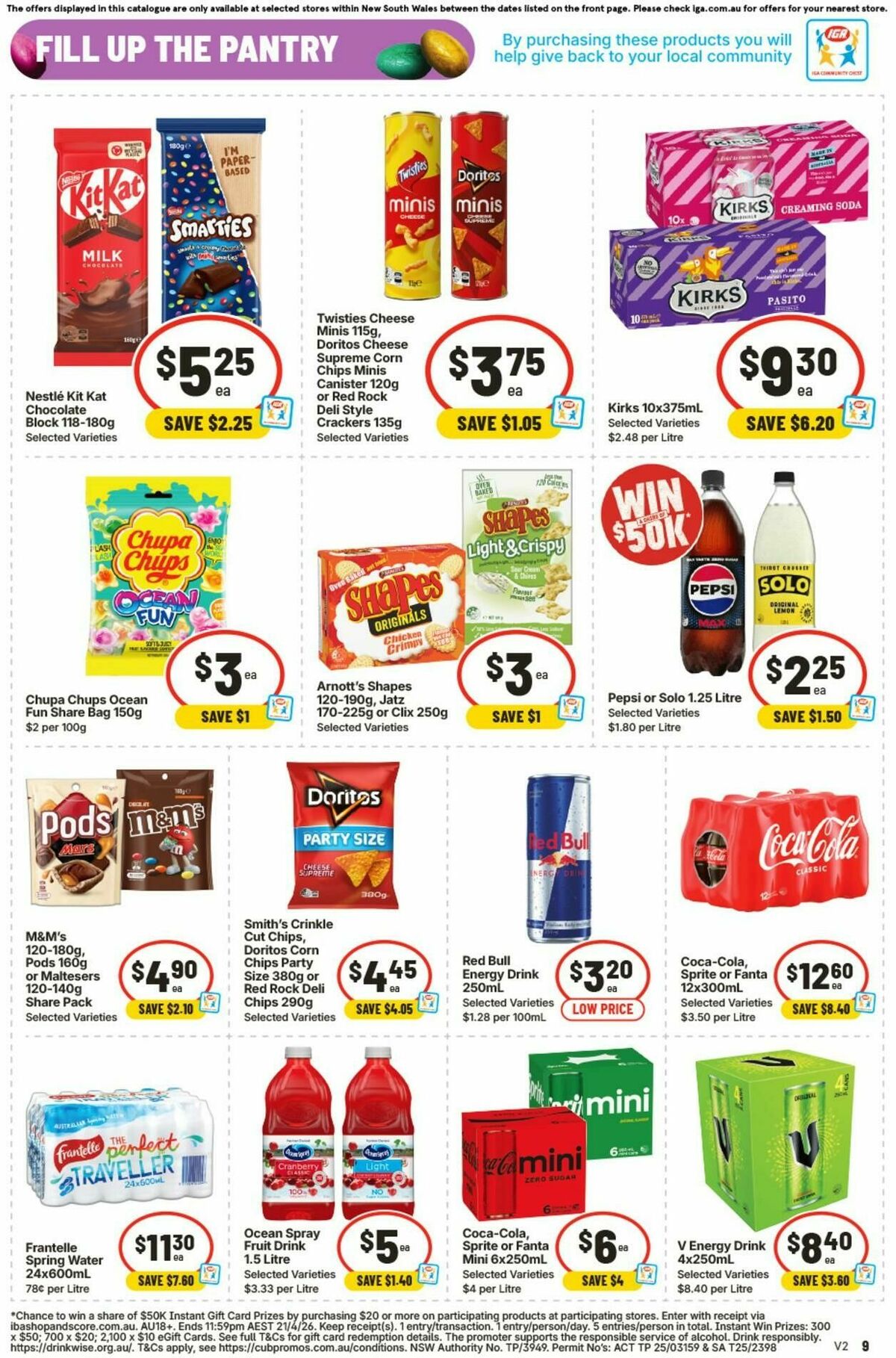 IGA Catalogues from 1 April