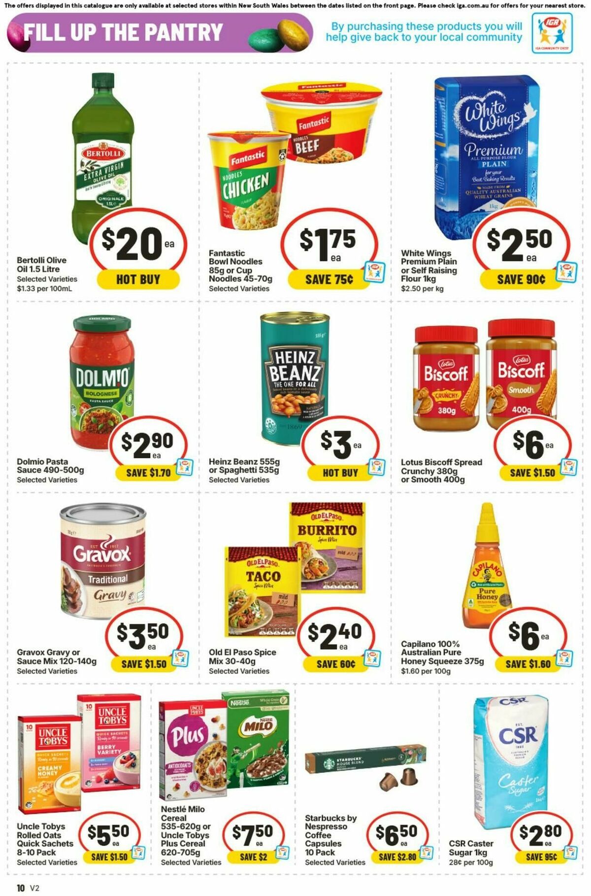 IGA Catalogues from 1 April