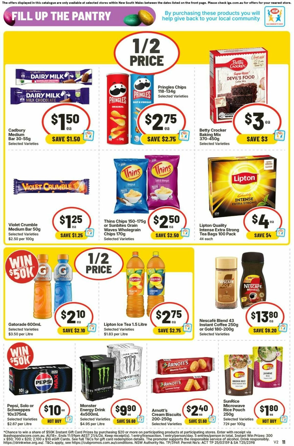IGA Catalogues from 1 April