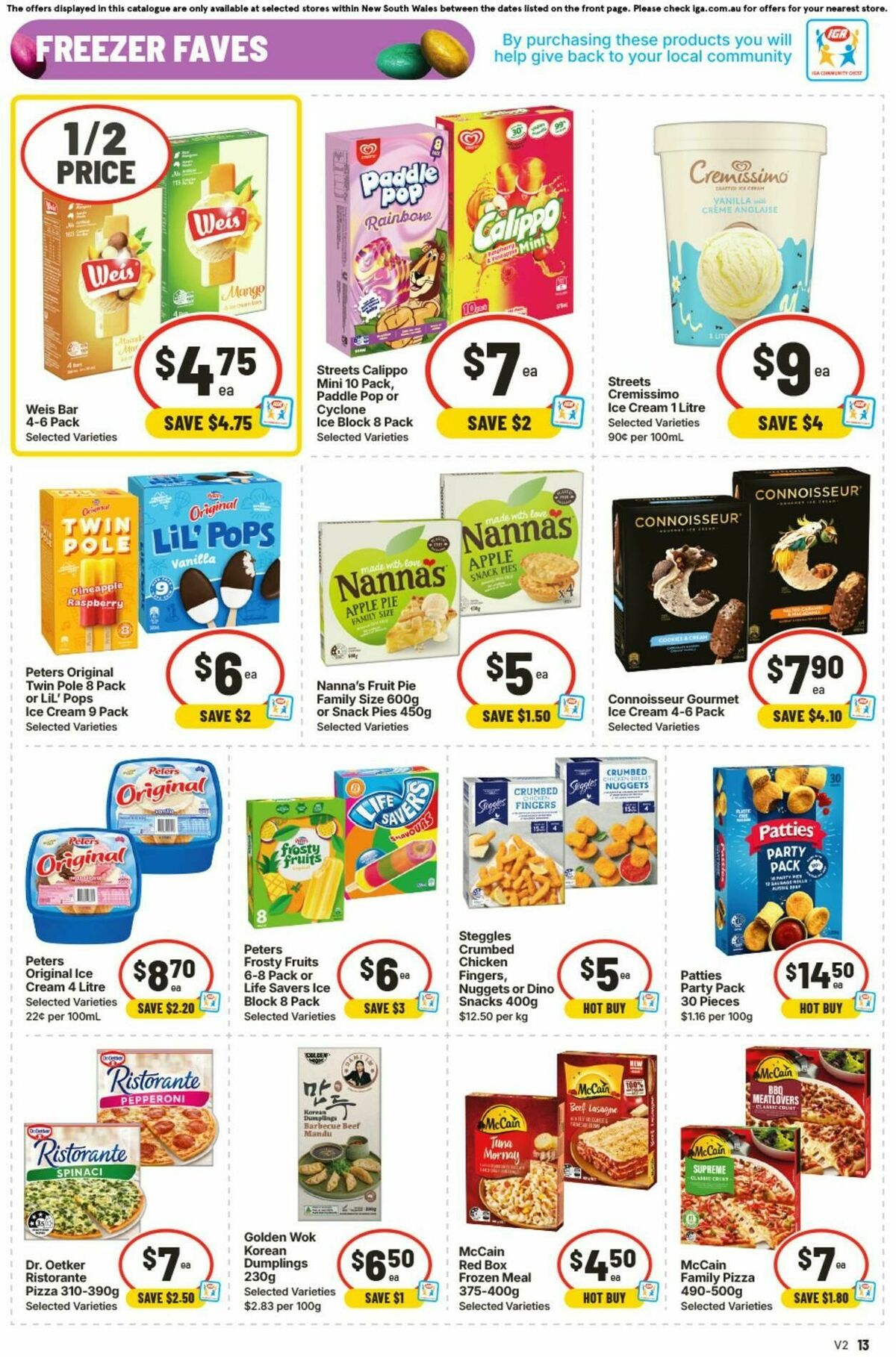IGA Catalogues from 1 April