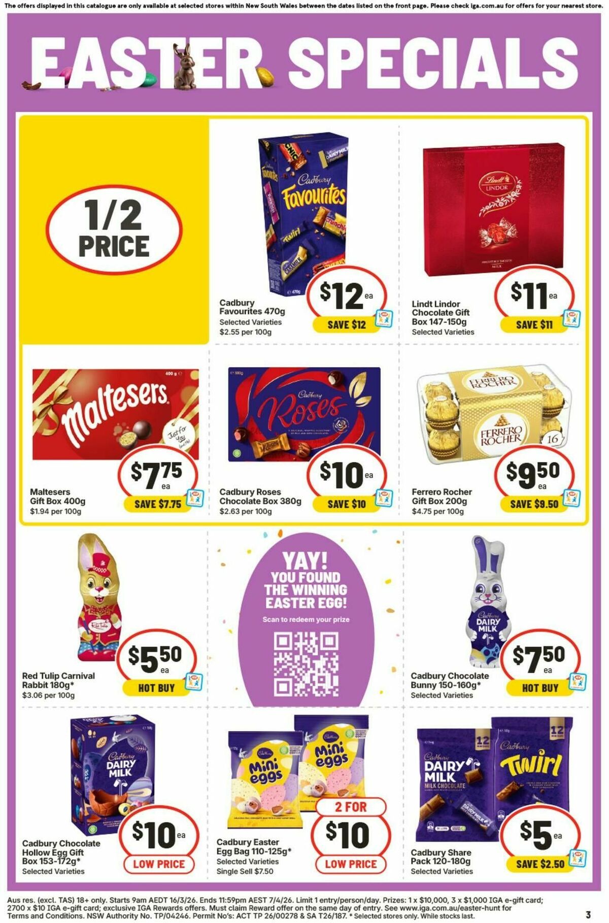 IGA Catalogues from 1 April