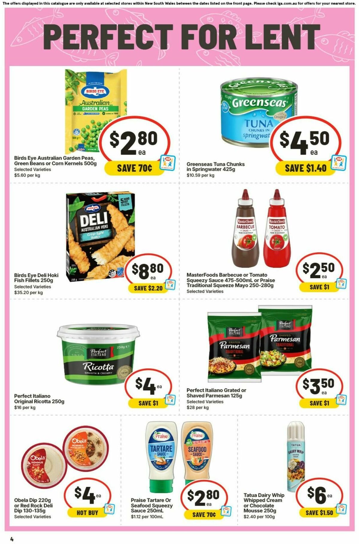 IGA Catalogues from 1 April