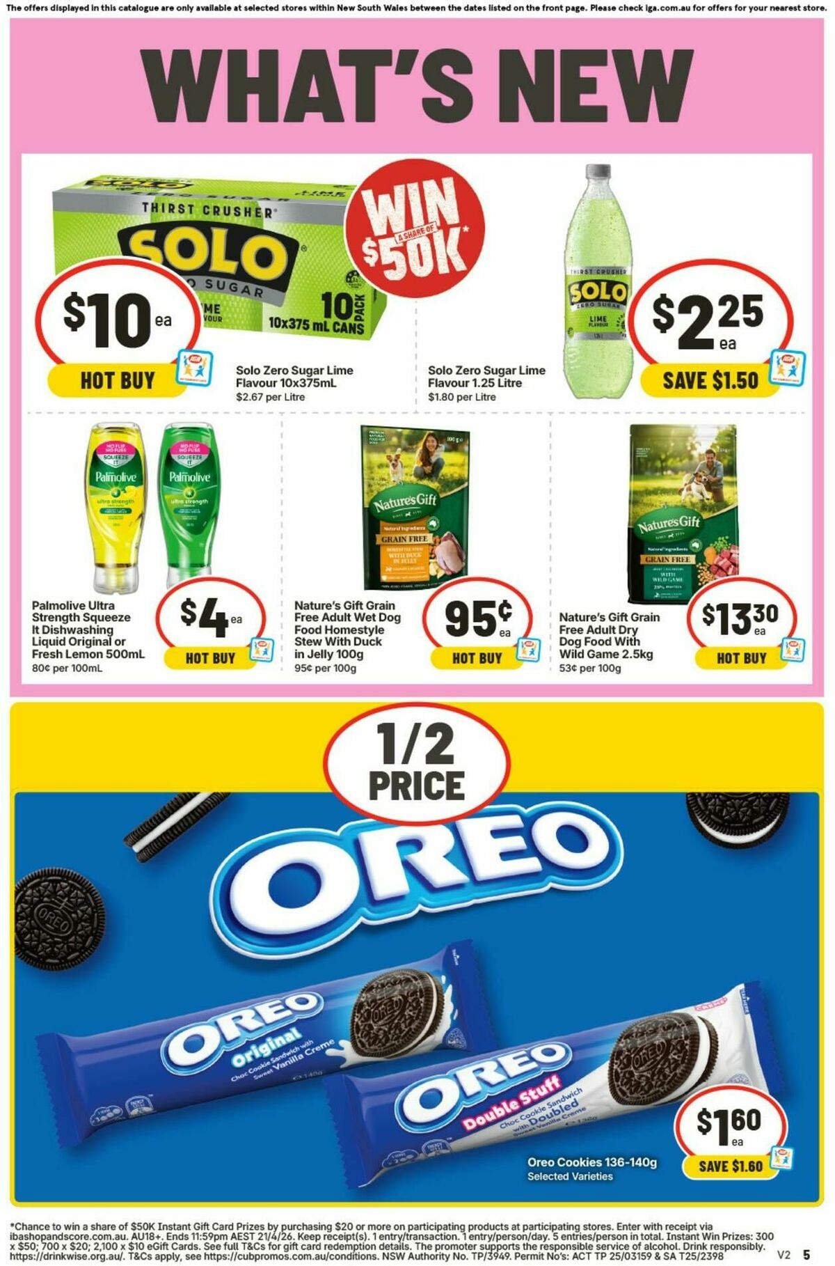 IGA Catalogues from 1 April