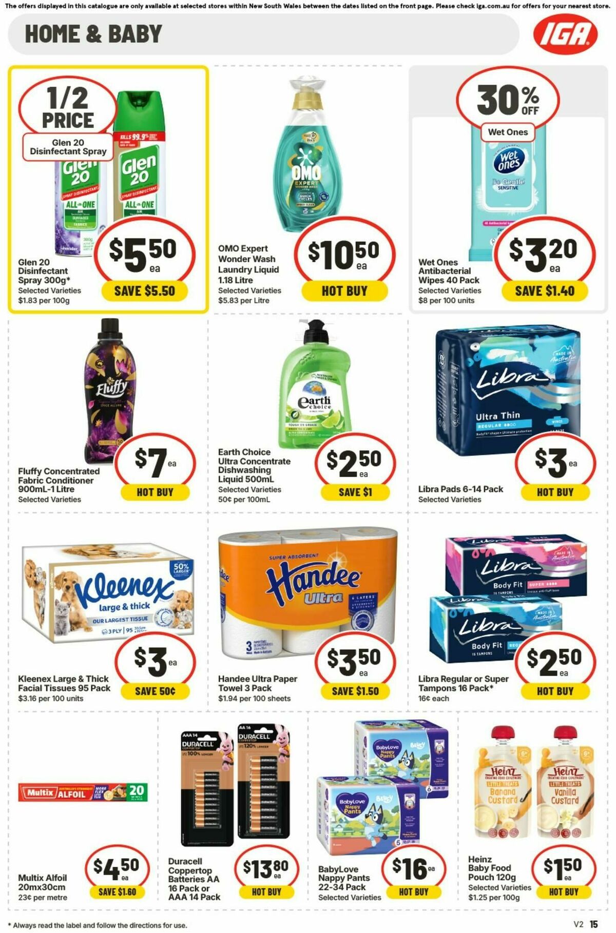 IGA Catalogues from 8 April