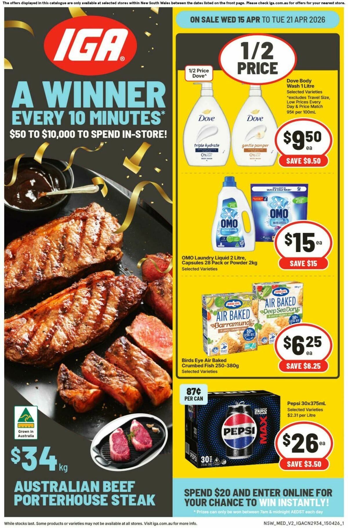 IGA Catalogues from 15 April