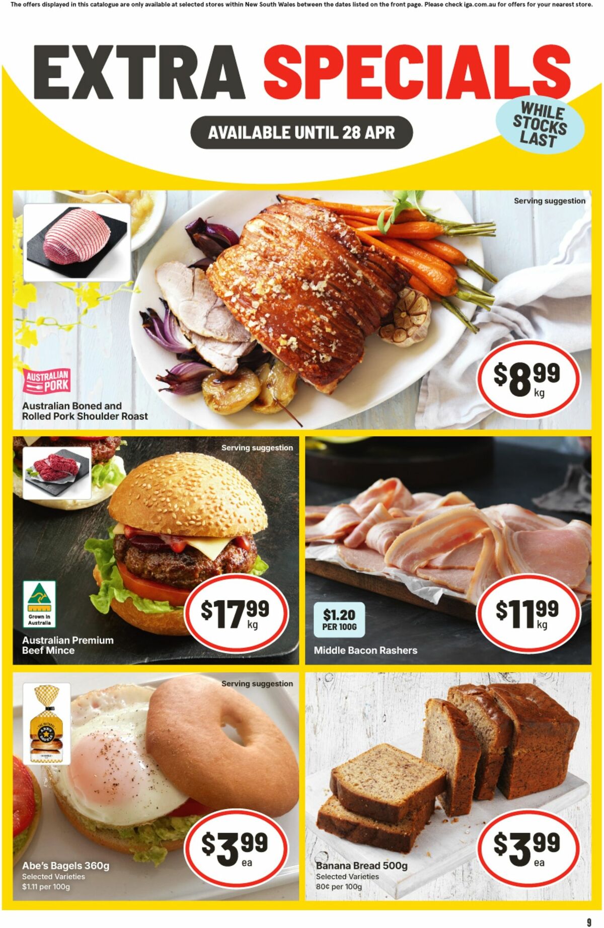 IGA Catalogues from 22 April