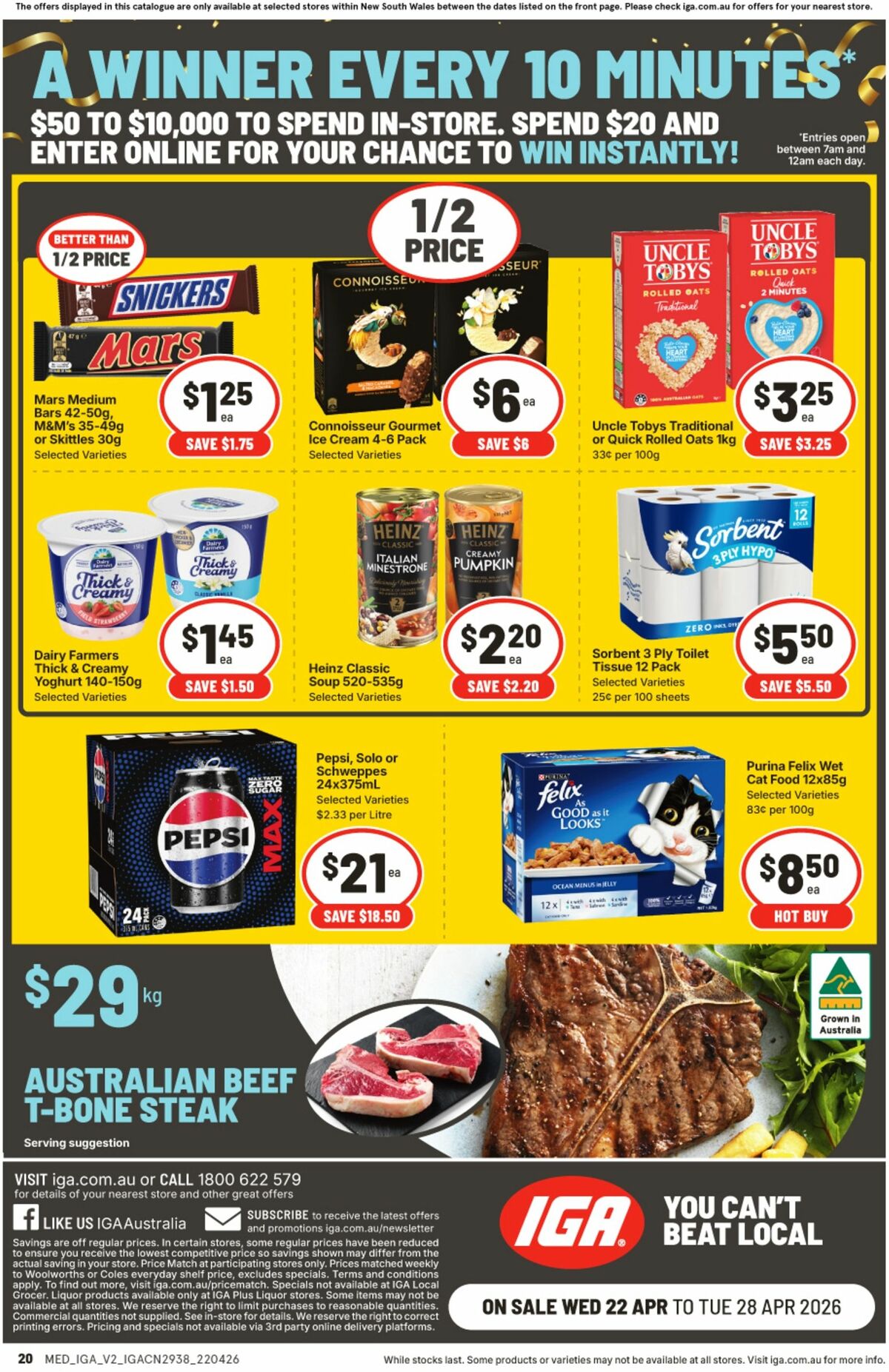 IGA Catalogues from 22 April