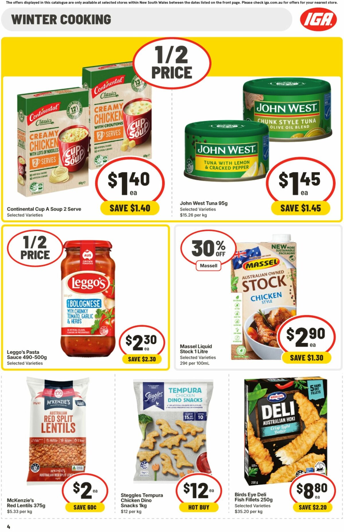 IGA Catalogues from 22 April