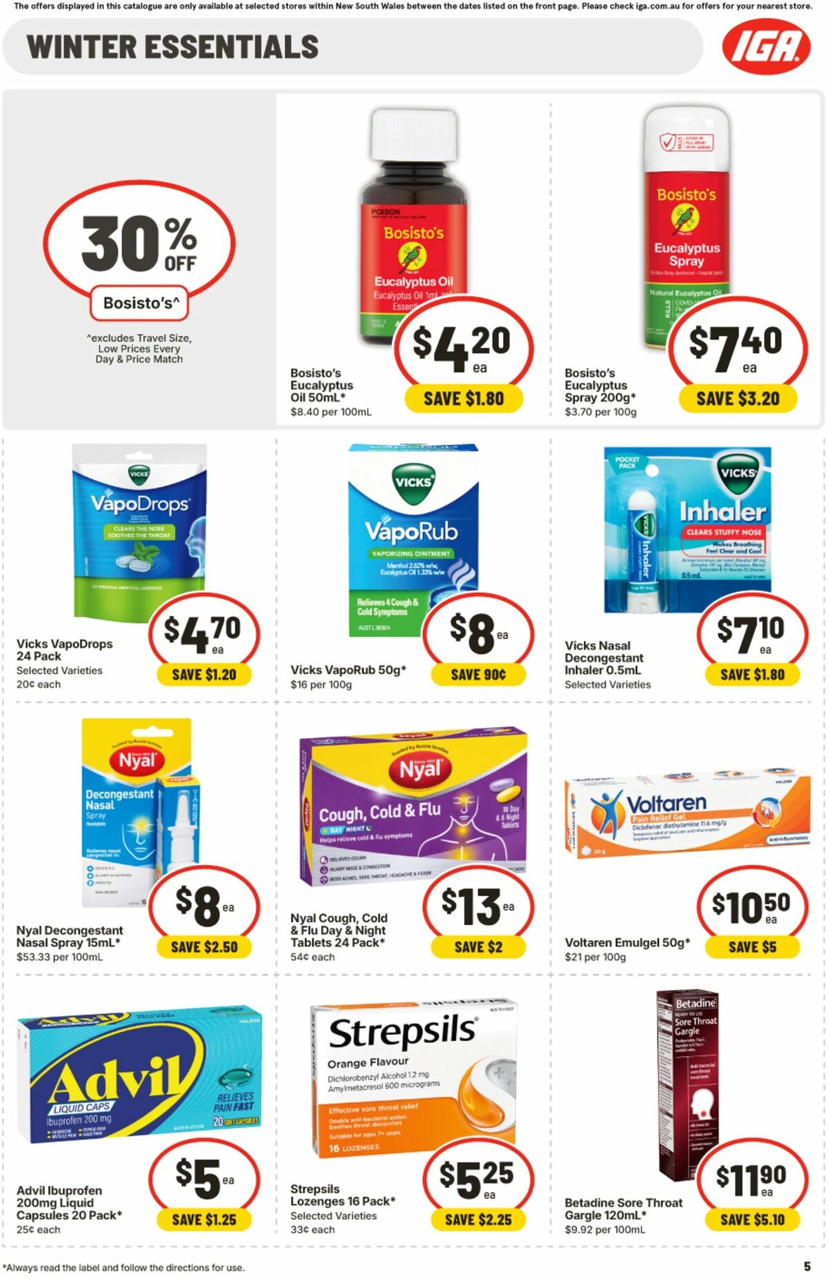 IGA Catalogues from 22 April