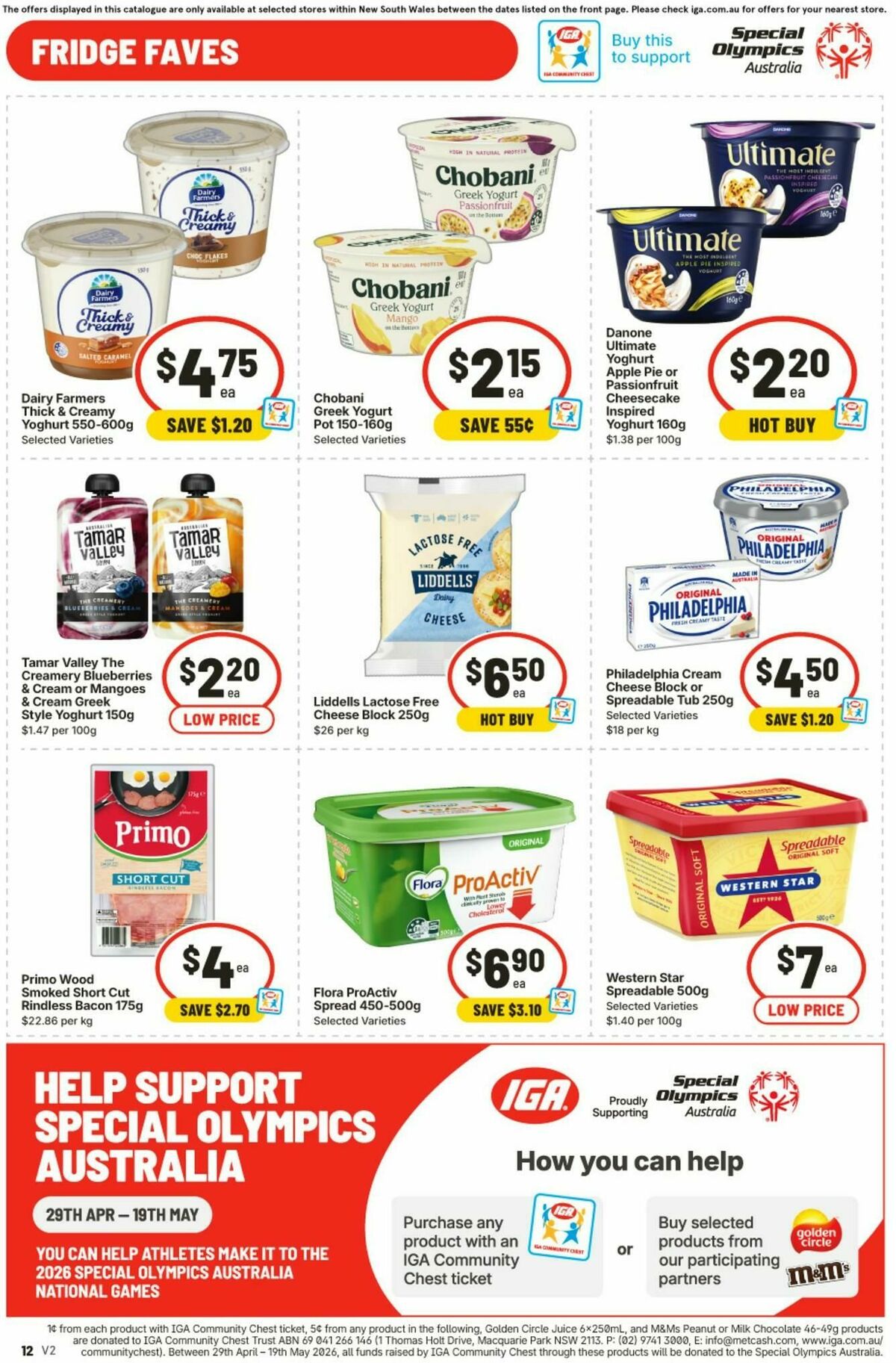 IGA Catalogues from 29 April
