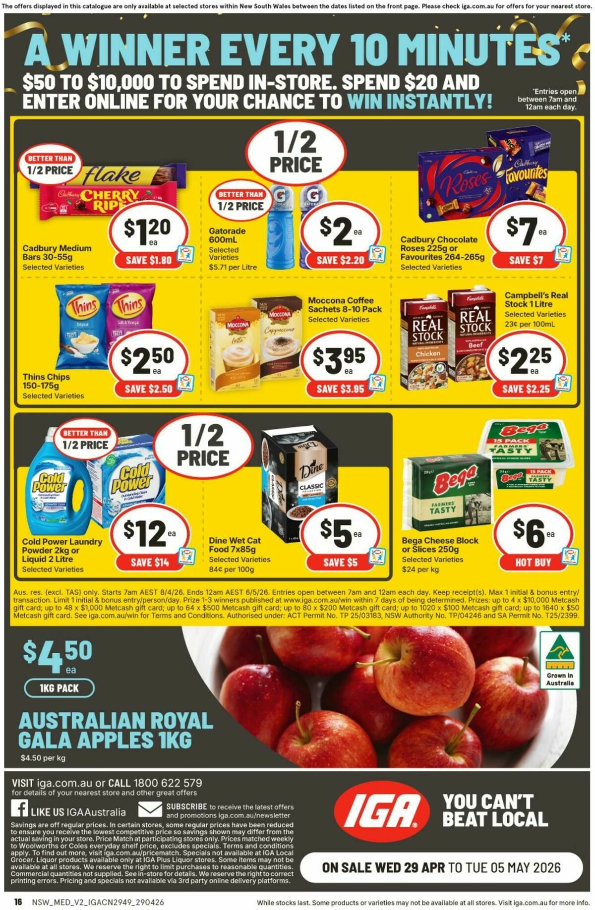 IGA Catalogues from 29 April