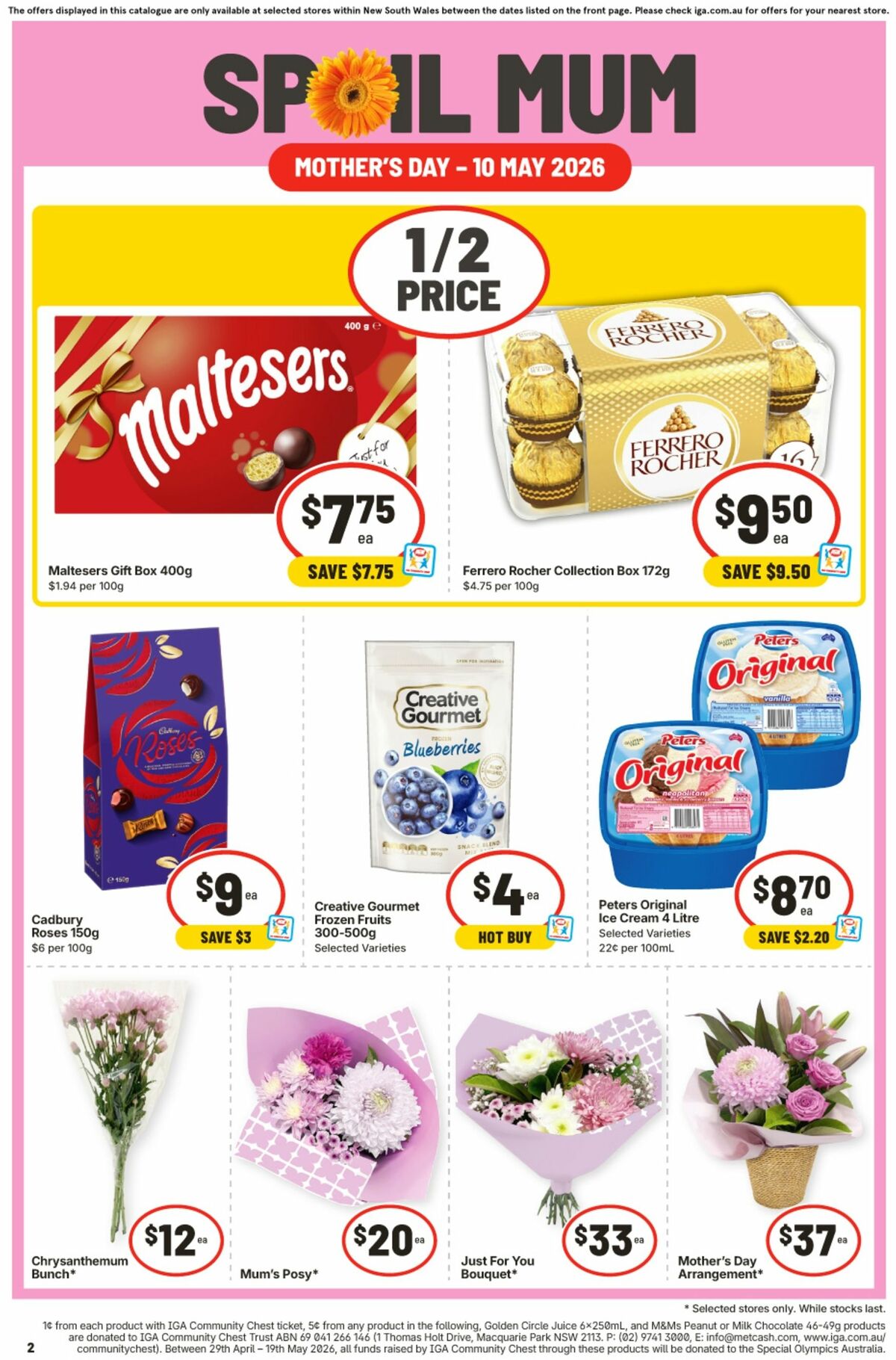 IGA Catalogues from 6 May