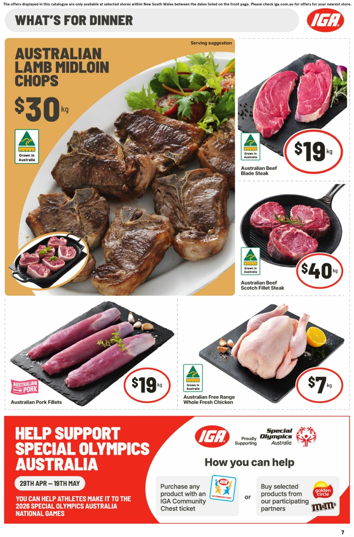 IGA Catalogues from 6 May