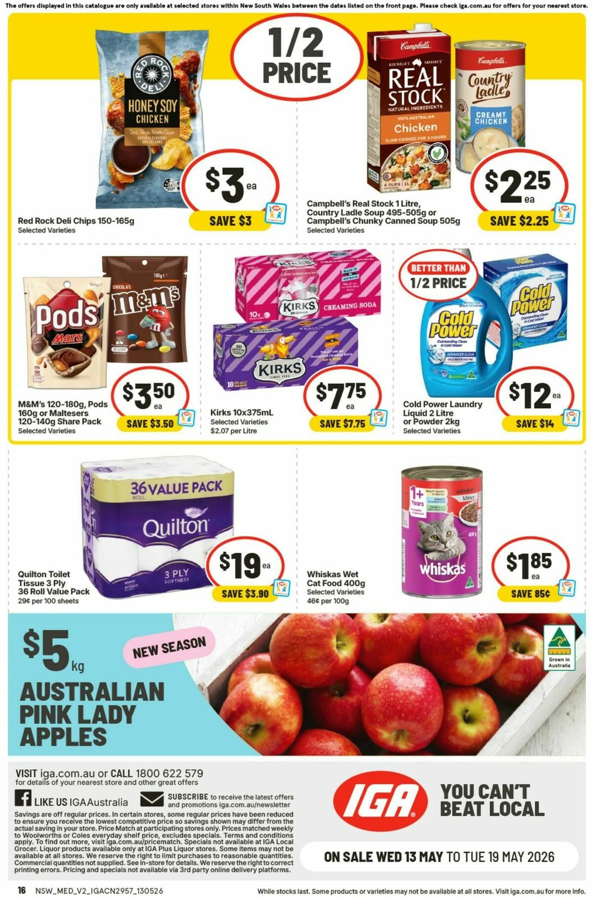IGA Catalogues from 13 May