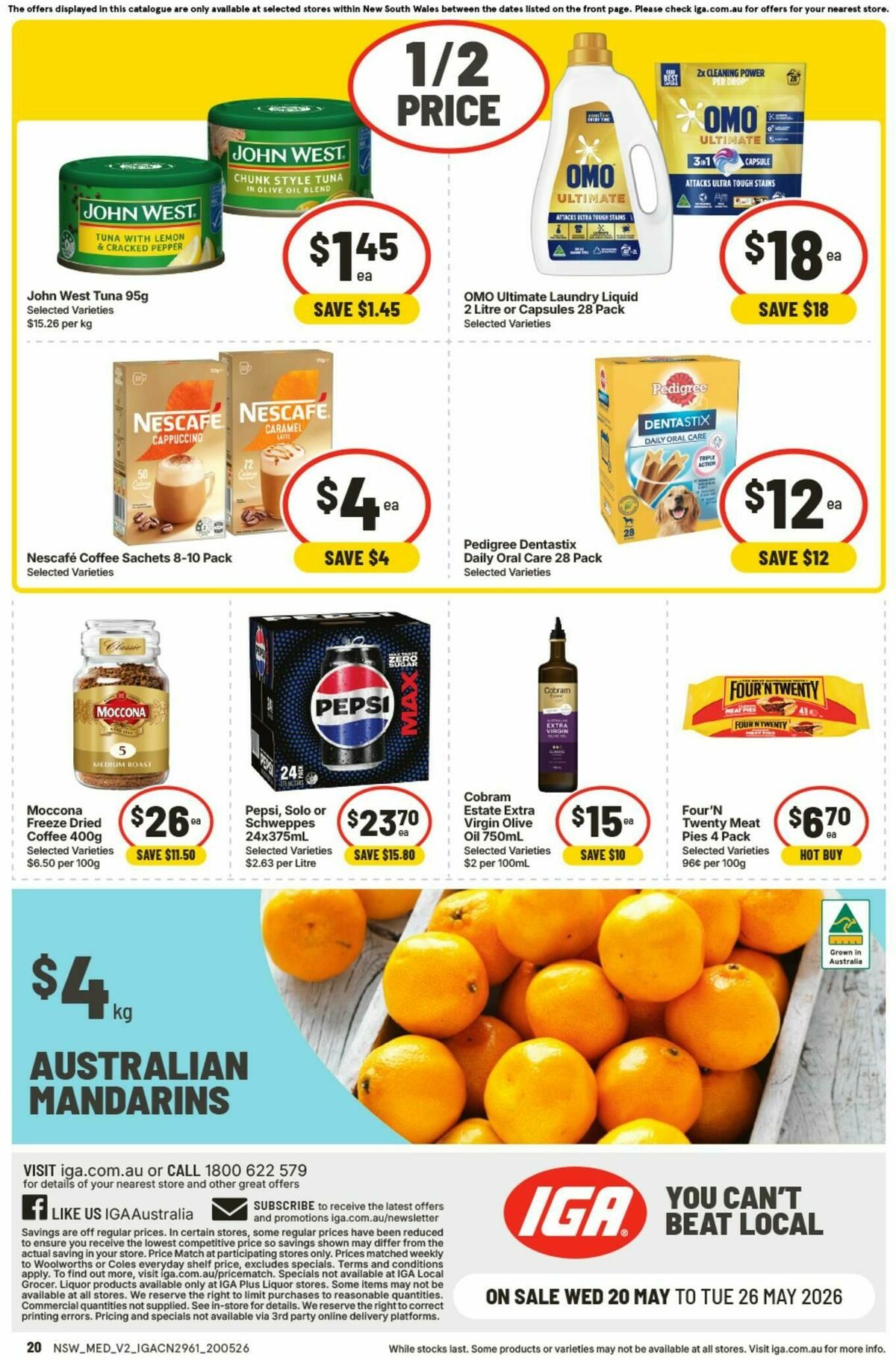 IGA Catalogues from 20 May