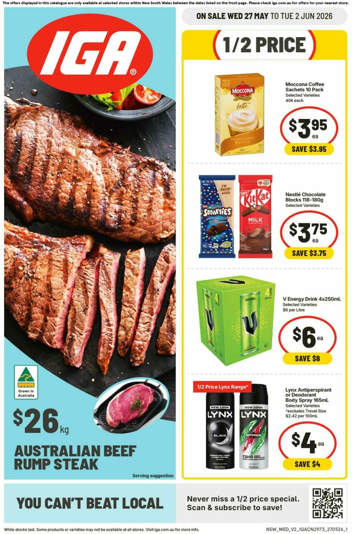 IGA Catalogues from 27 May