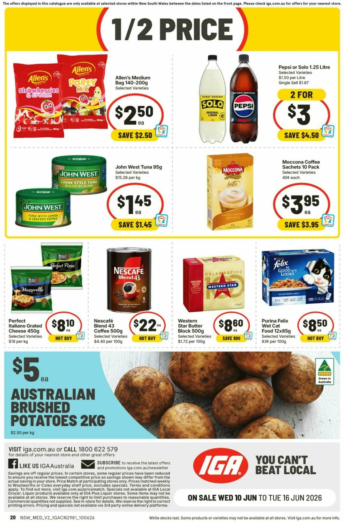 IGA Catalogues from 10 June