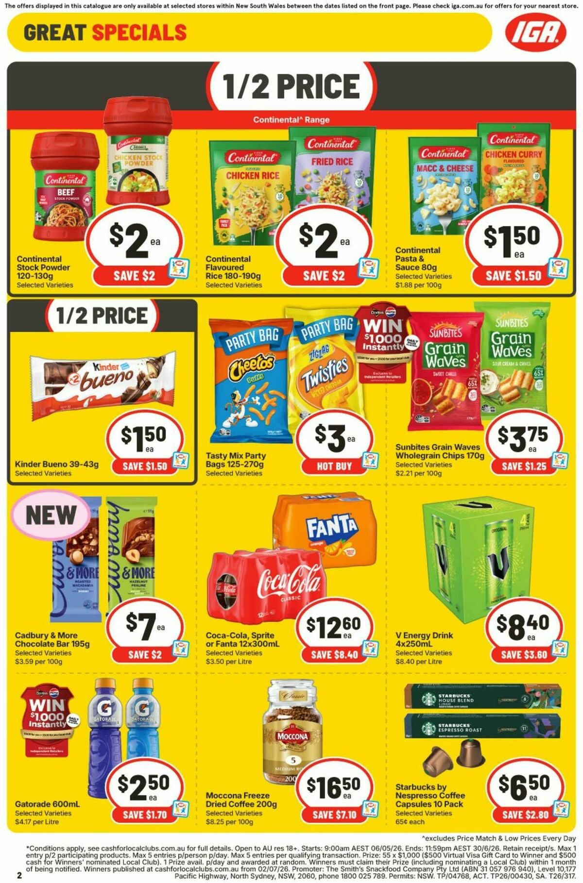 IGA Catalogues from 10 June