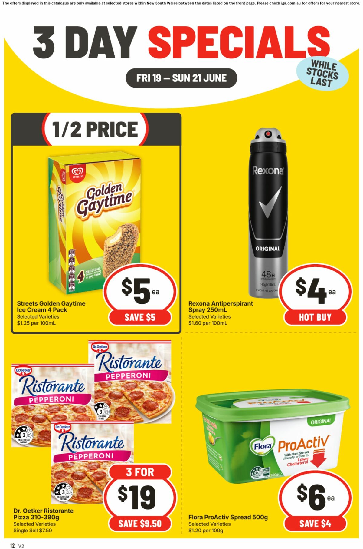 IGA 3 Day Specials Catalogues from 19 June