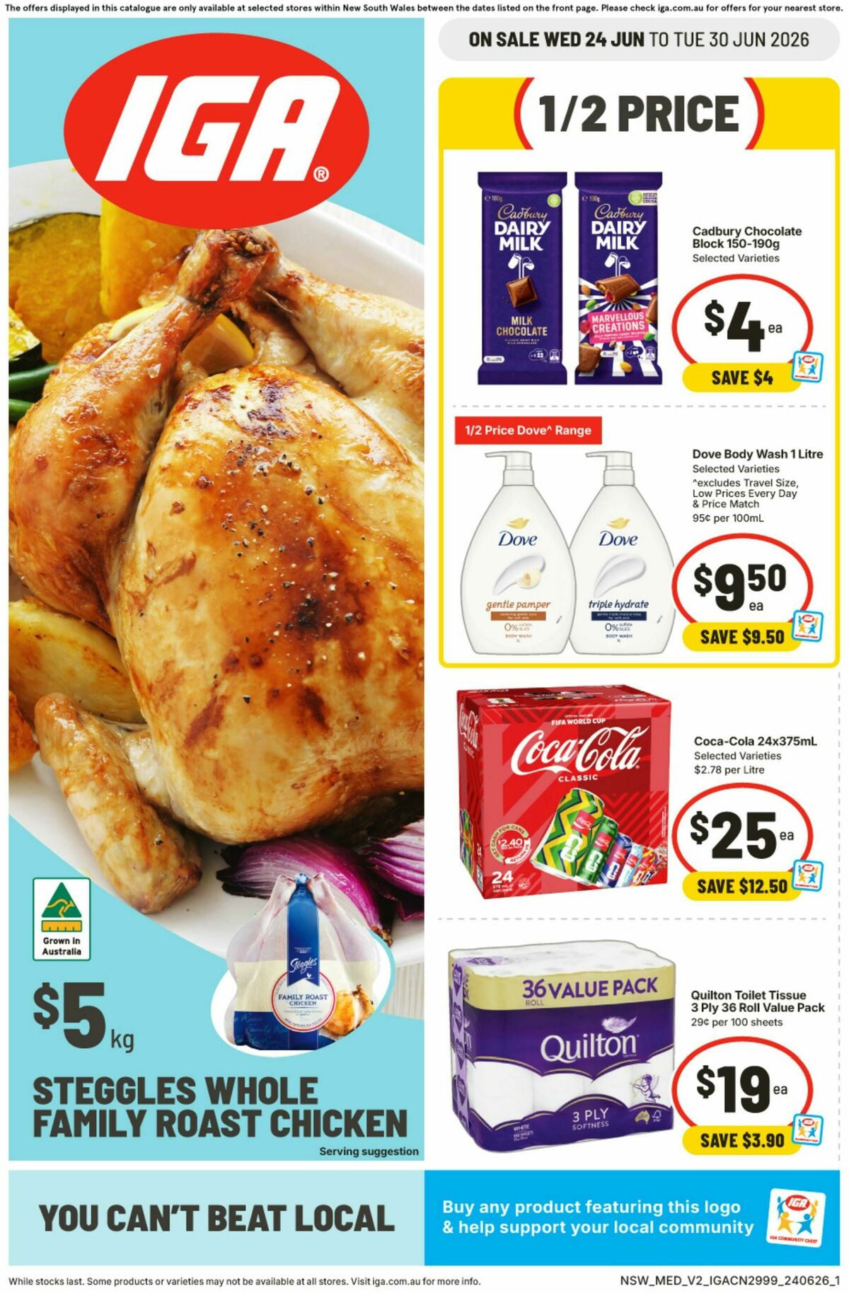 IGA Catalogues from 24 June