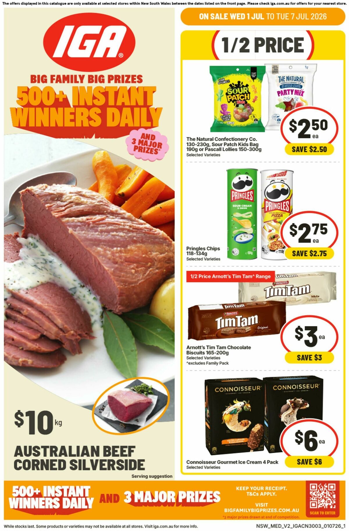 IGA Catalogues from 1 July