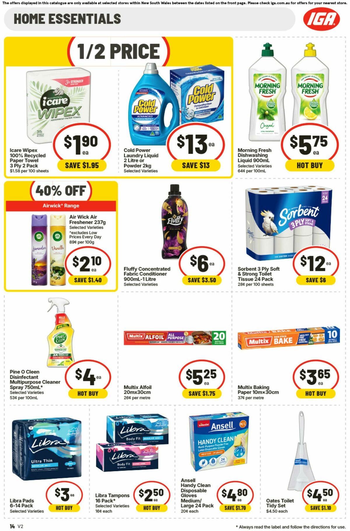 IGA Catalogues from 1 July