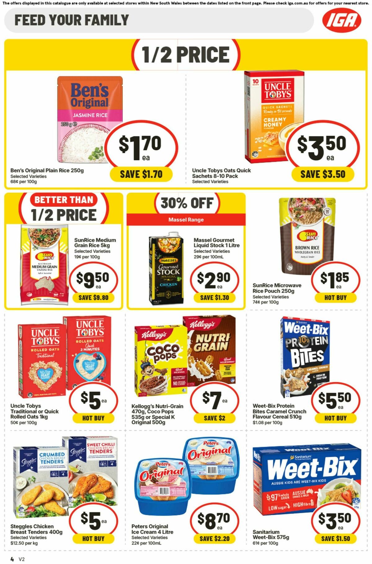 IGA Catalogues from 1 July