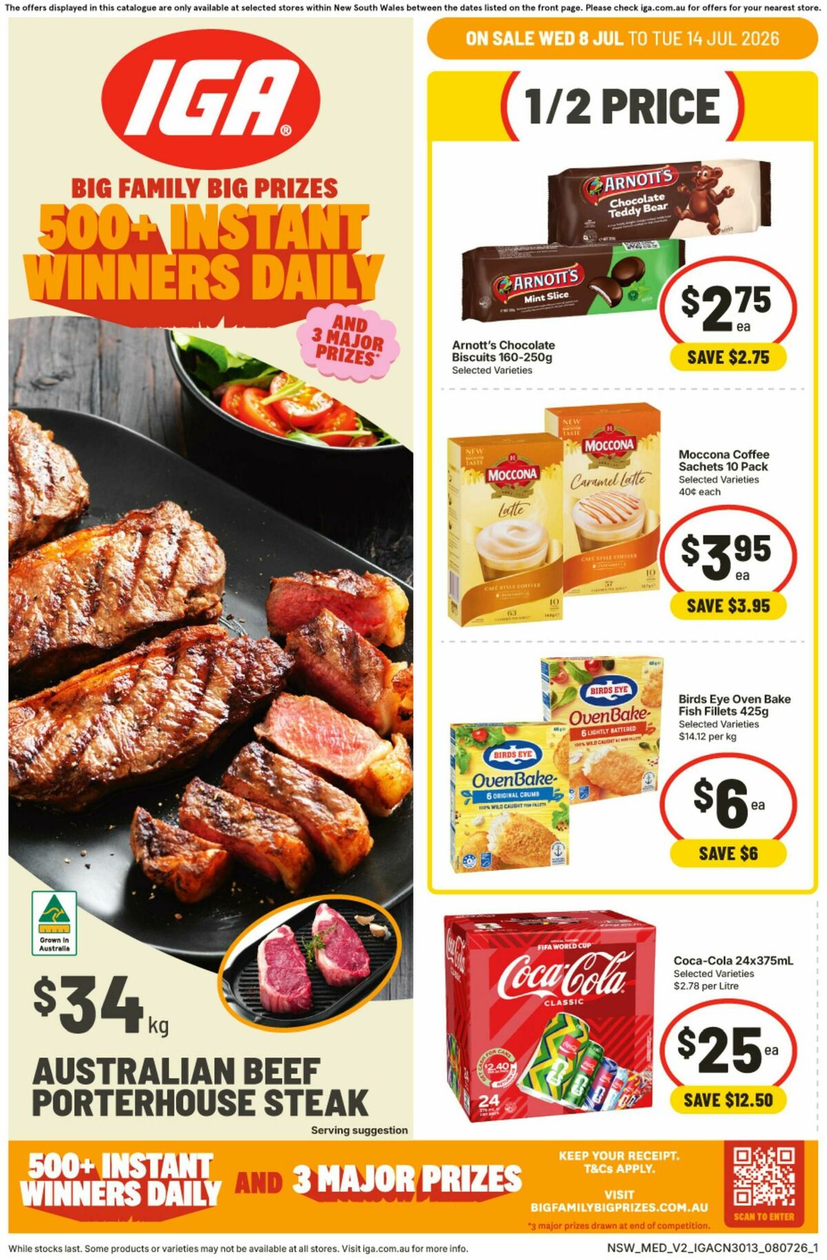 IGA Catalogues from 8 July