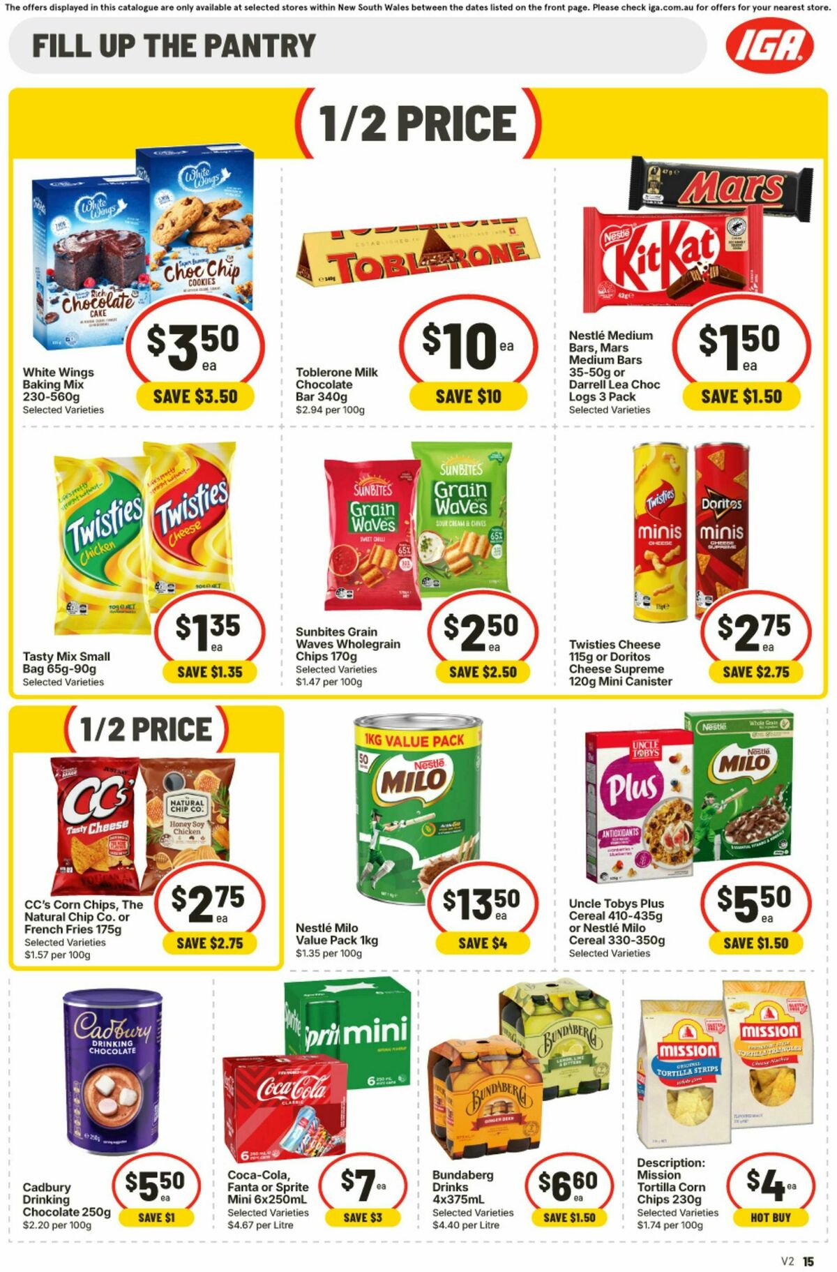 IGA Catalogues from 8 July