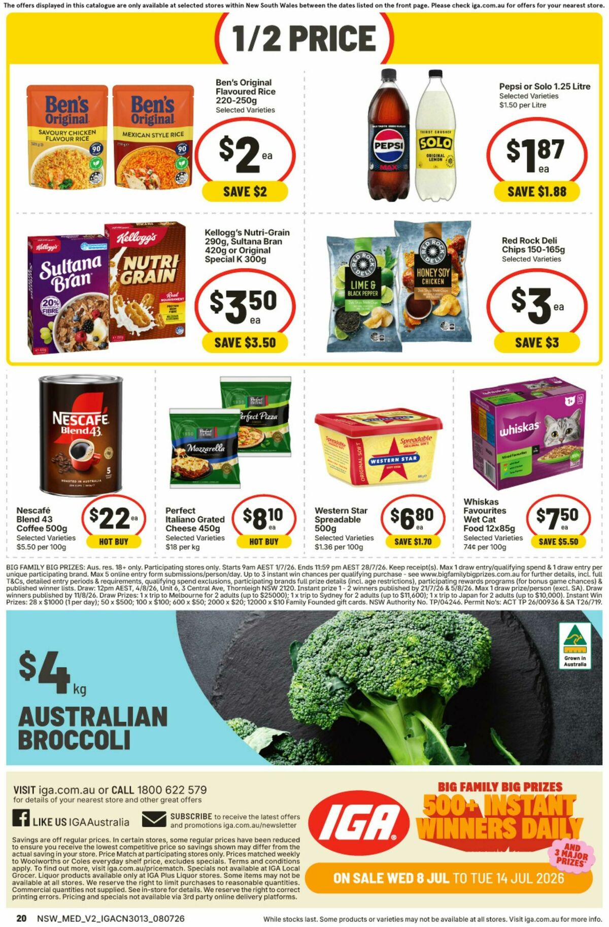 IGA Catalogues from 8 July