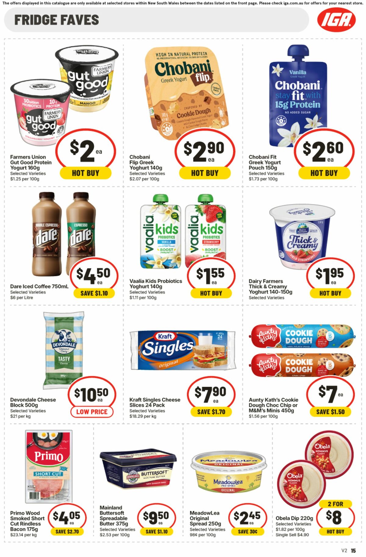 IGA Catalogues from 15 July