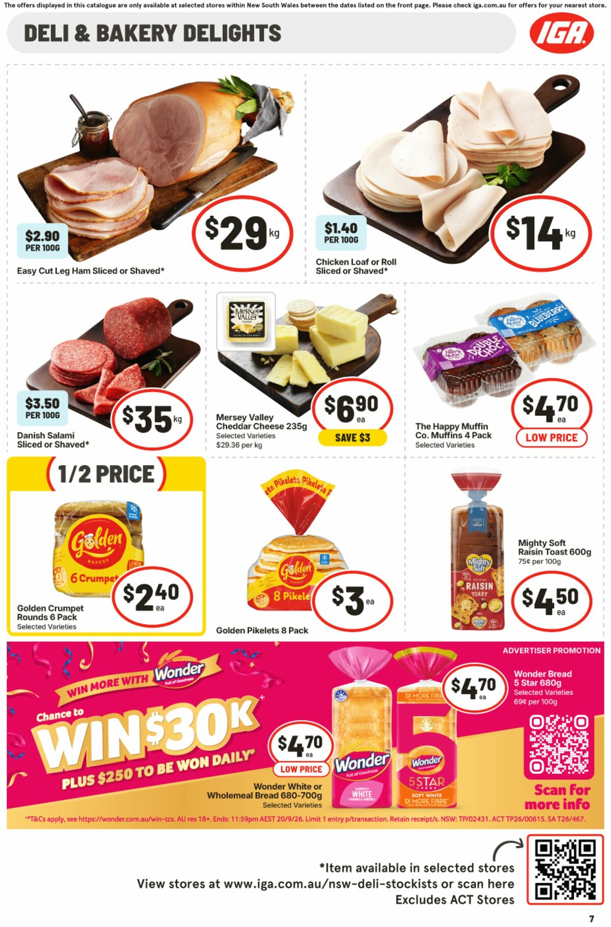 IGA Catalogues from 15 July