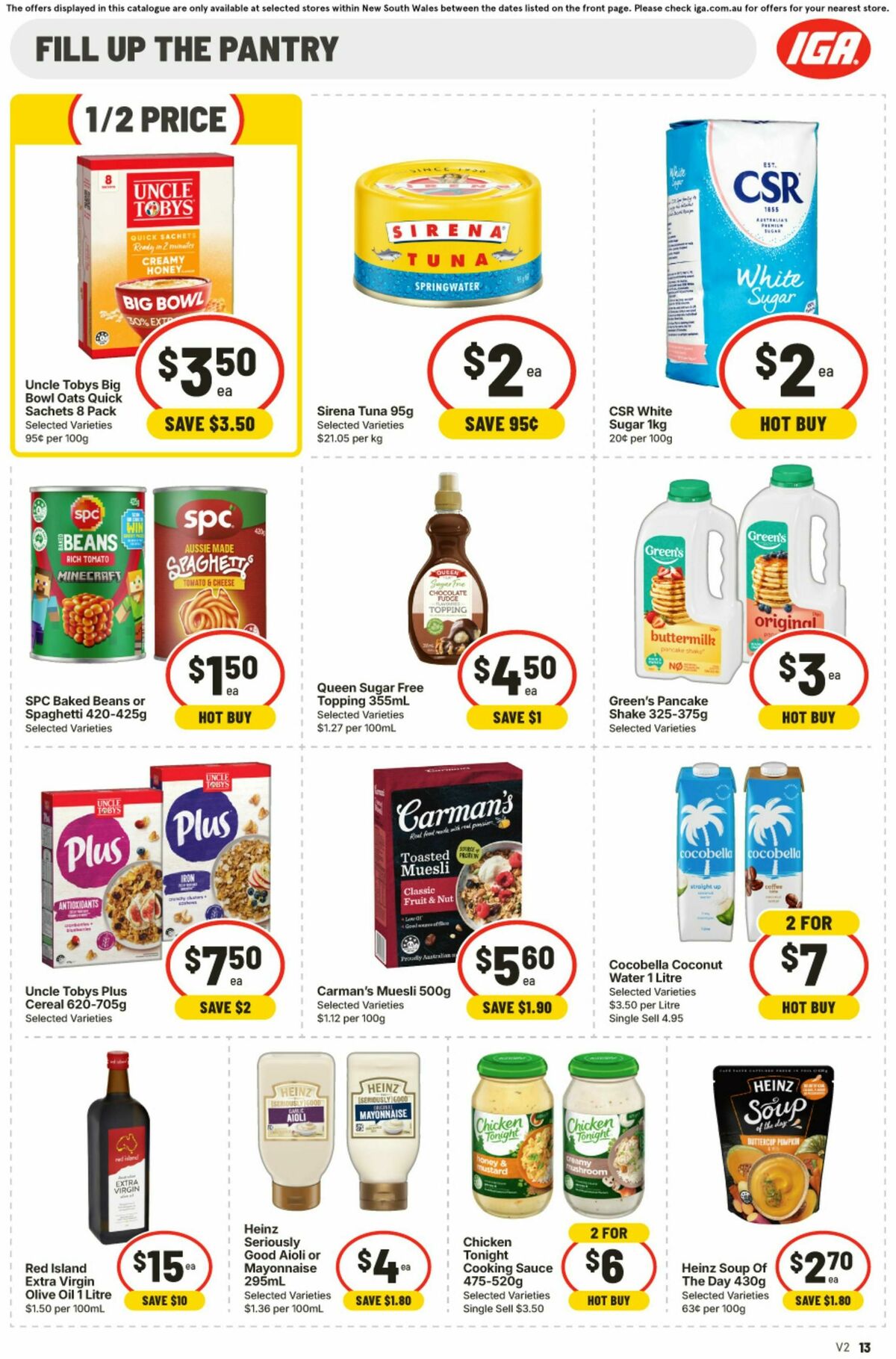 IGA Catalogues from 22 July