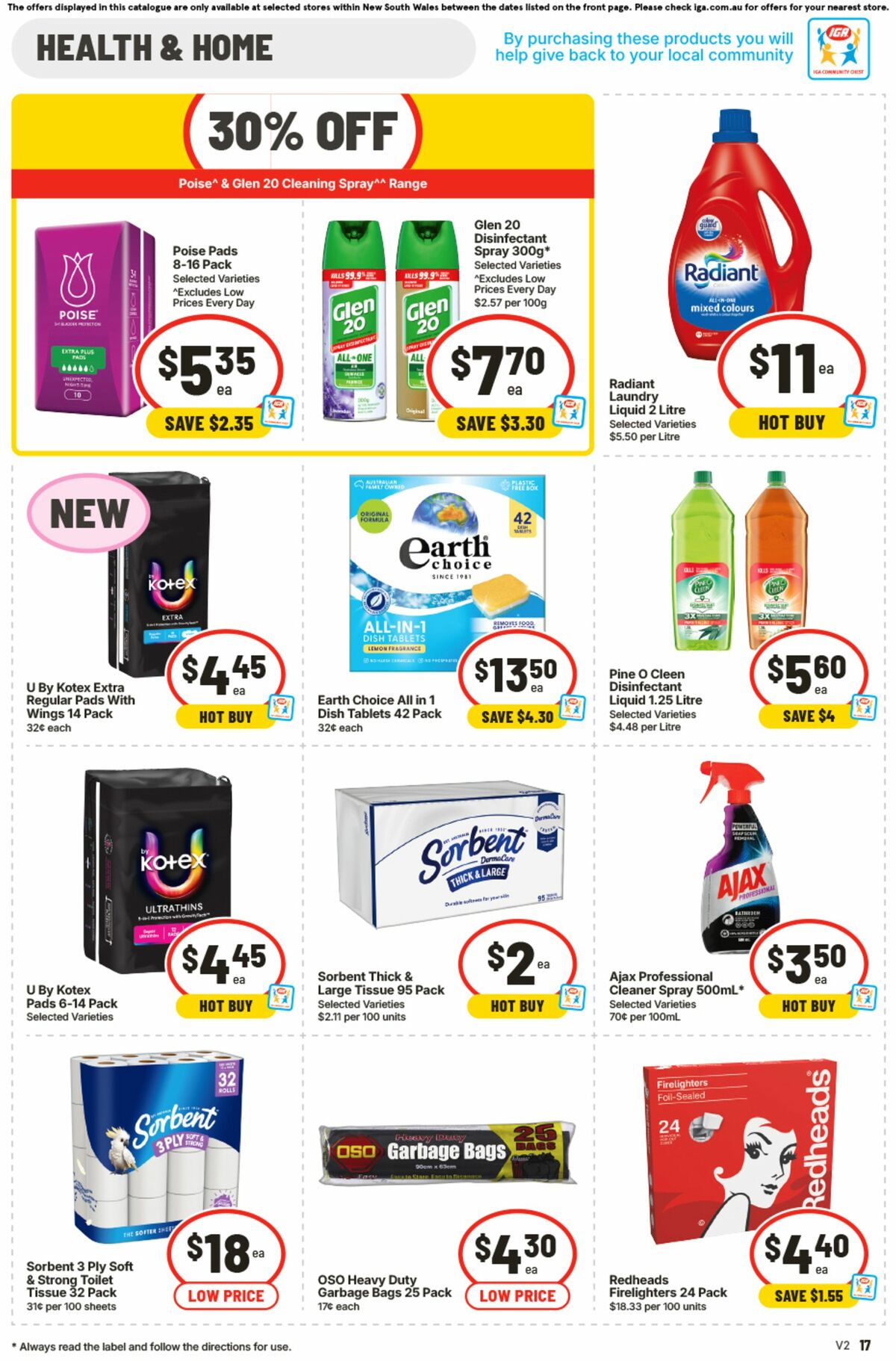 IGA Catalogues from 5 August