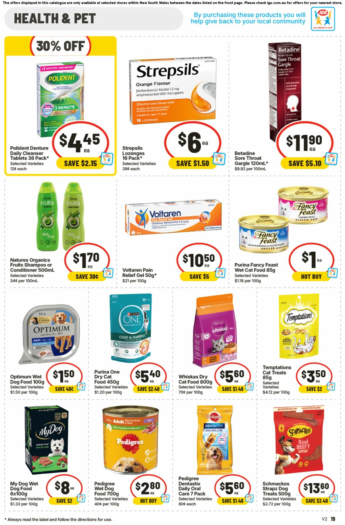 IGA Catalogues from 5 August