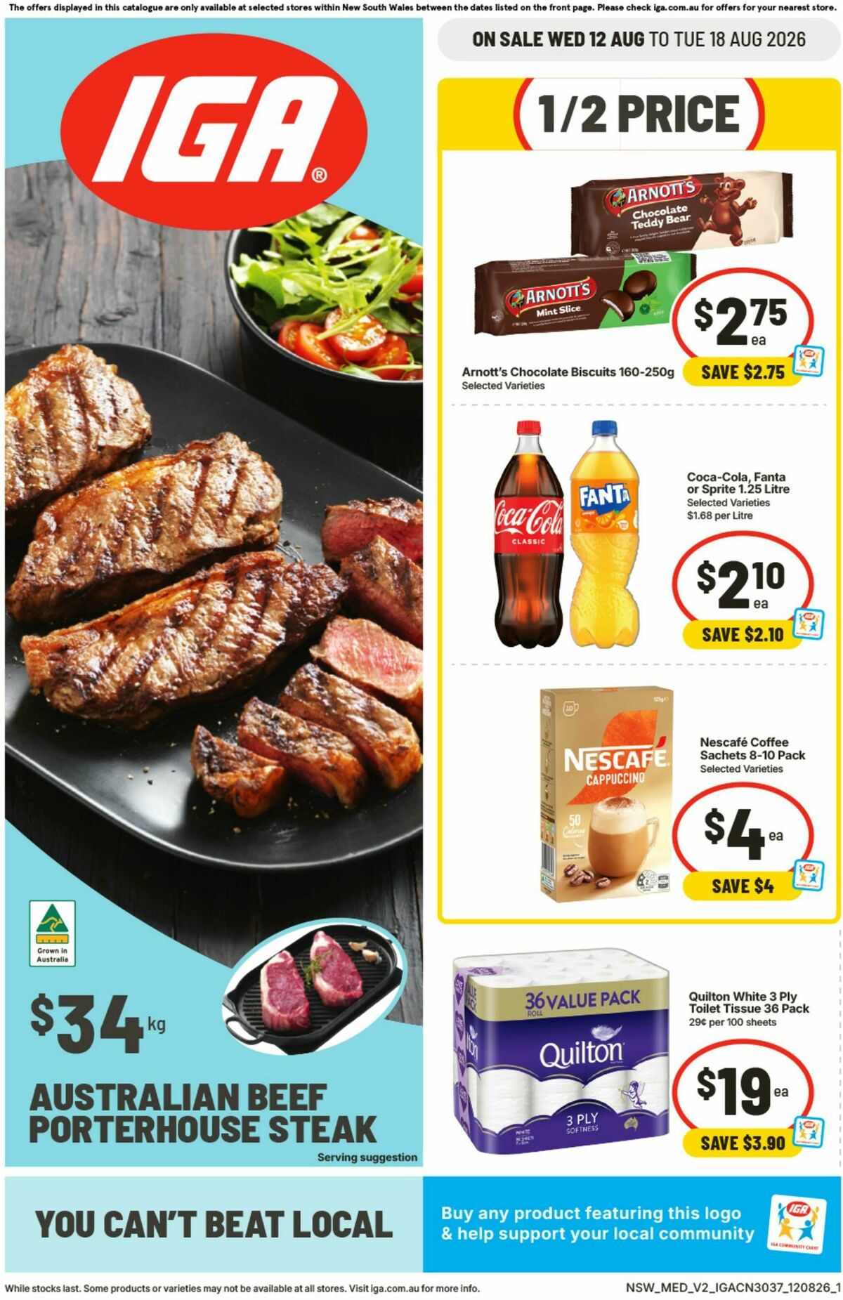 IGA Catalogues from 12 August
