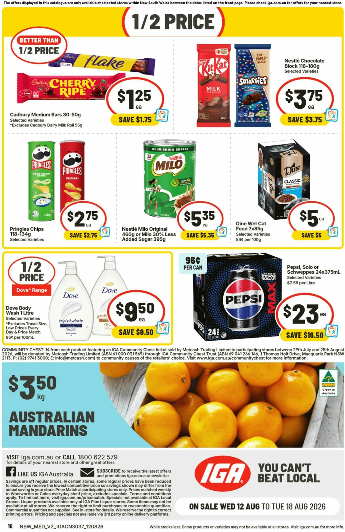 IGA Catalogues from 12 August