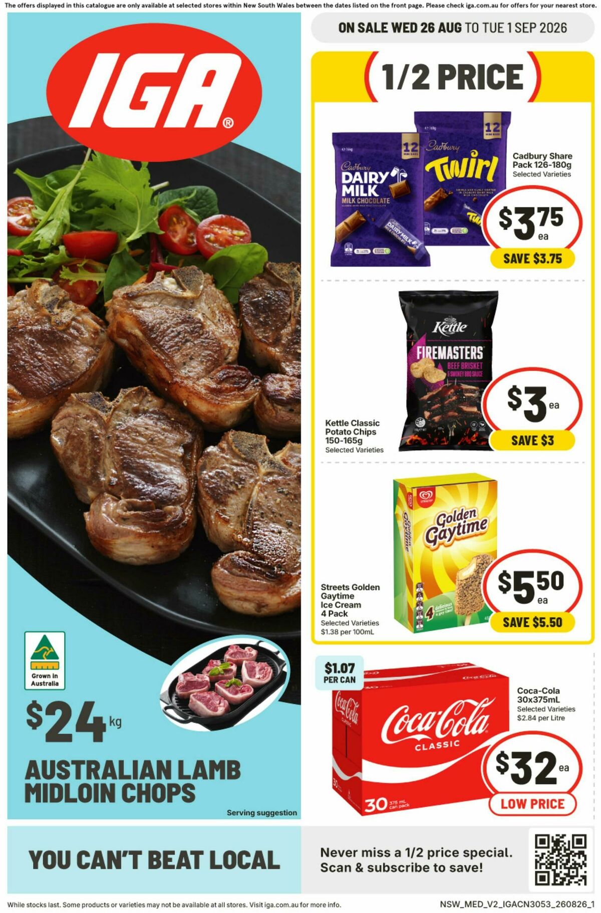 IGA Catalogues from 26 August
