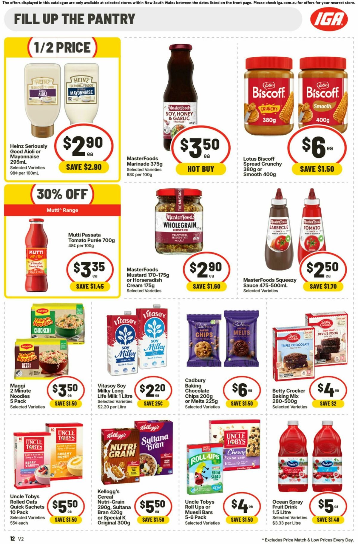 IGA Catalogues from 2 September
