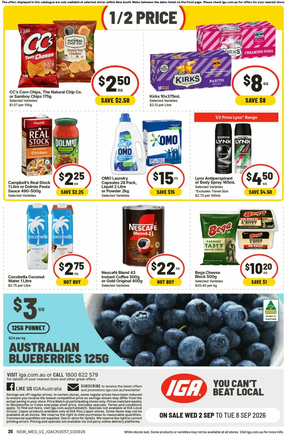 IGA Catalogues from 2 September