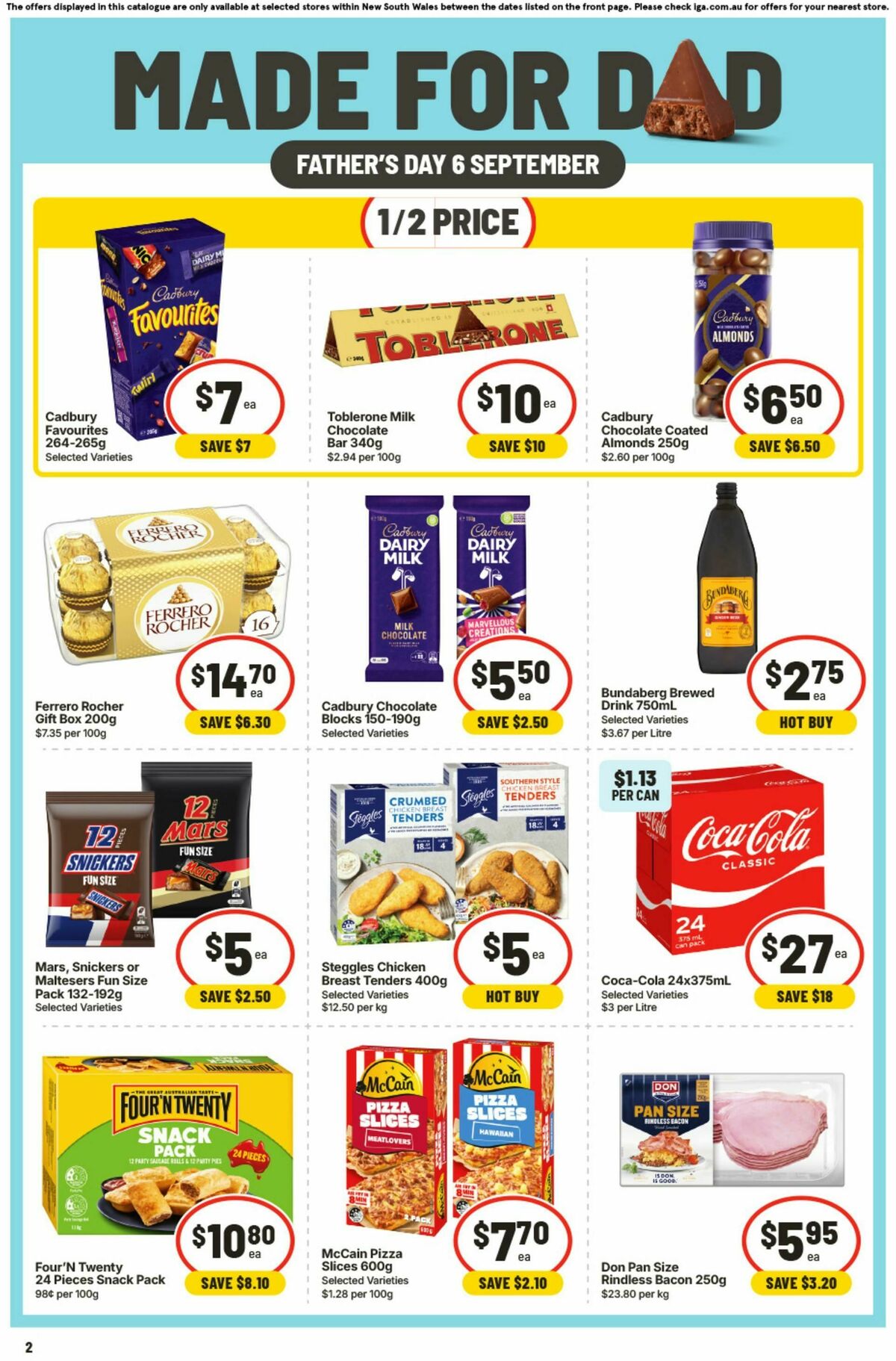 IGA Catalogues from 2 September